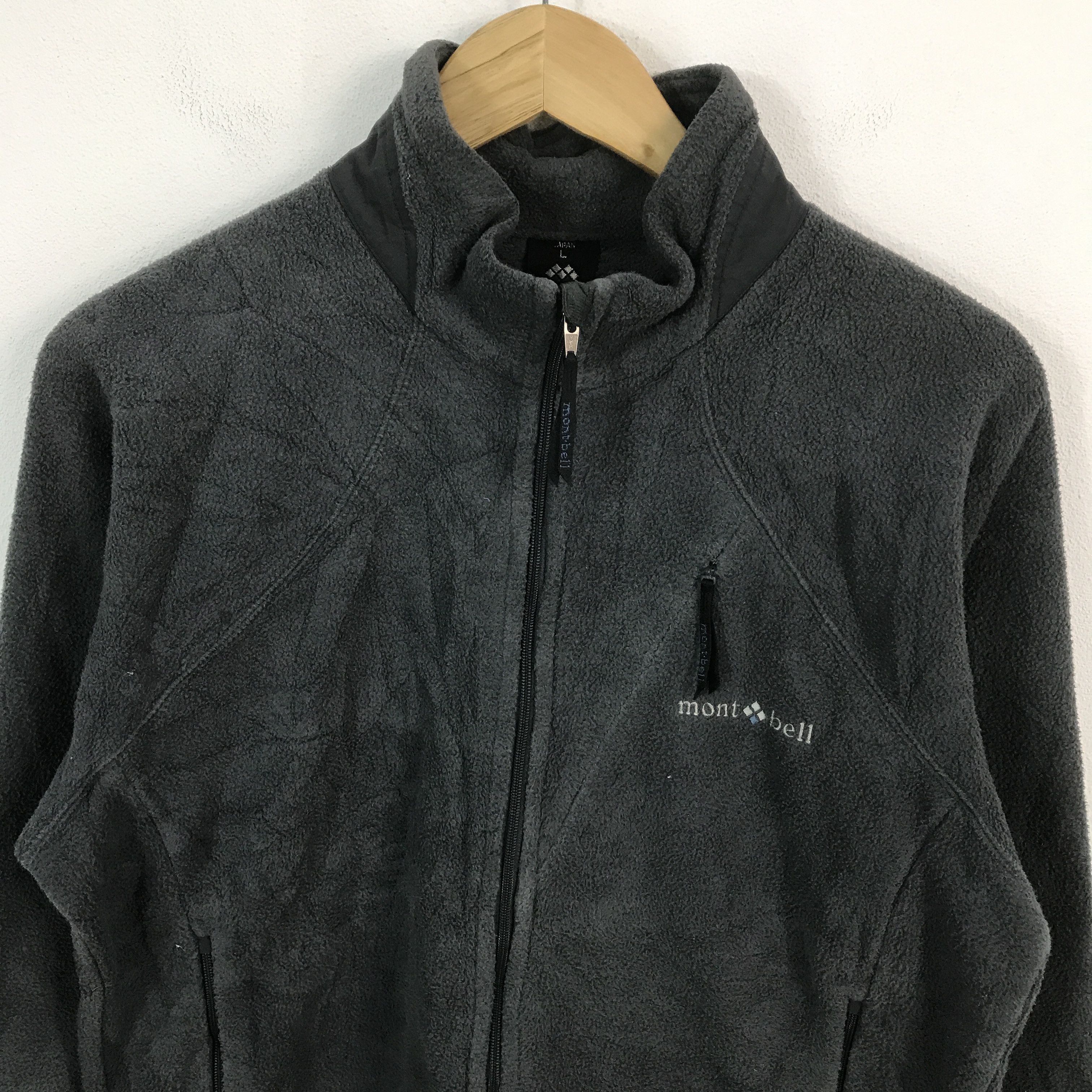 Japanese Brand × Montbell Vintage Montbell outdoor Fleece zipper jacket Size US L / EU 52-54 / 3 - 3 Thumbnail