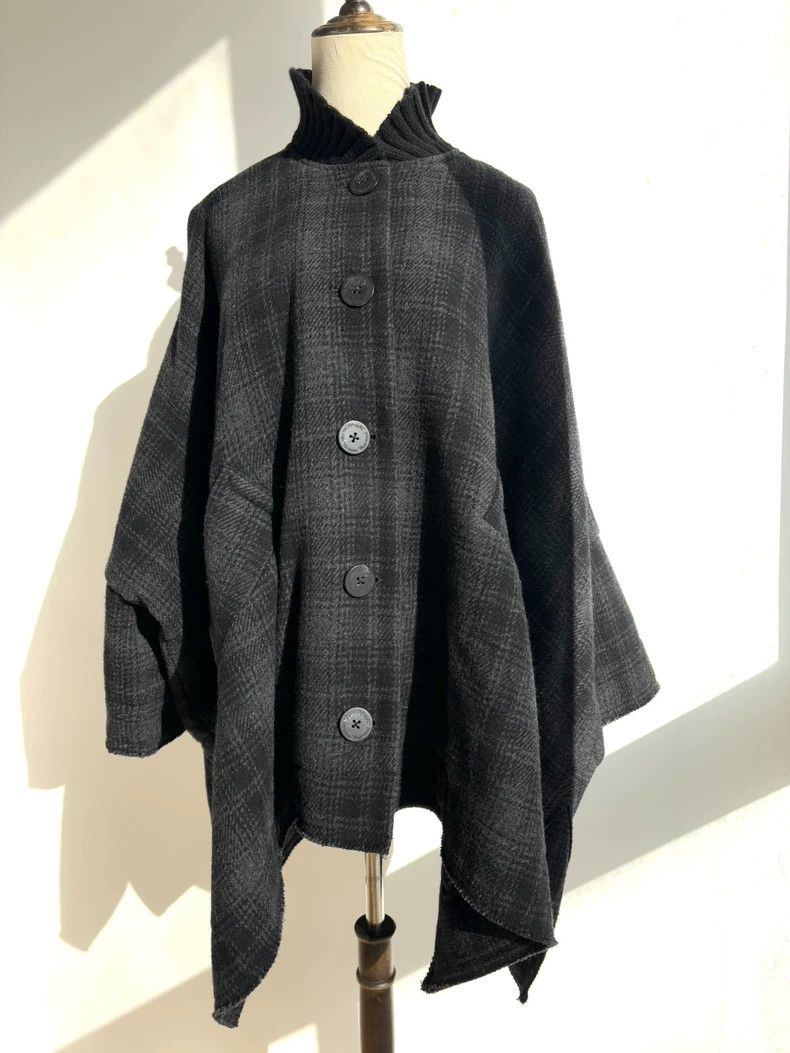 Vivienne Westwood Vivienne Westwood Asymmetric Gray Cape Coat - dmc Size M / US 6-8 / IT 42-44 - 1 Thumbnail