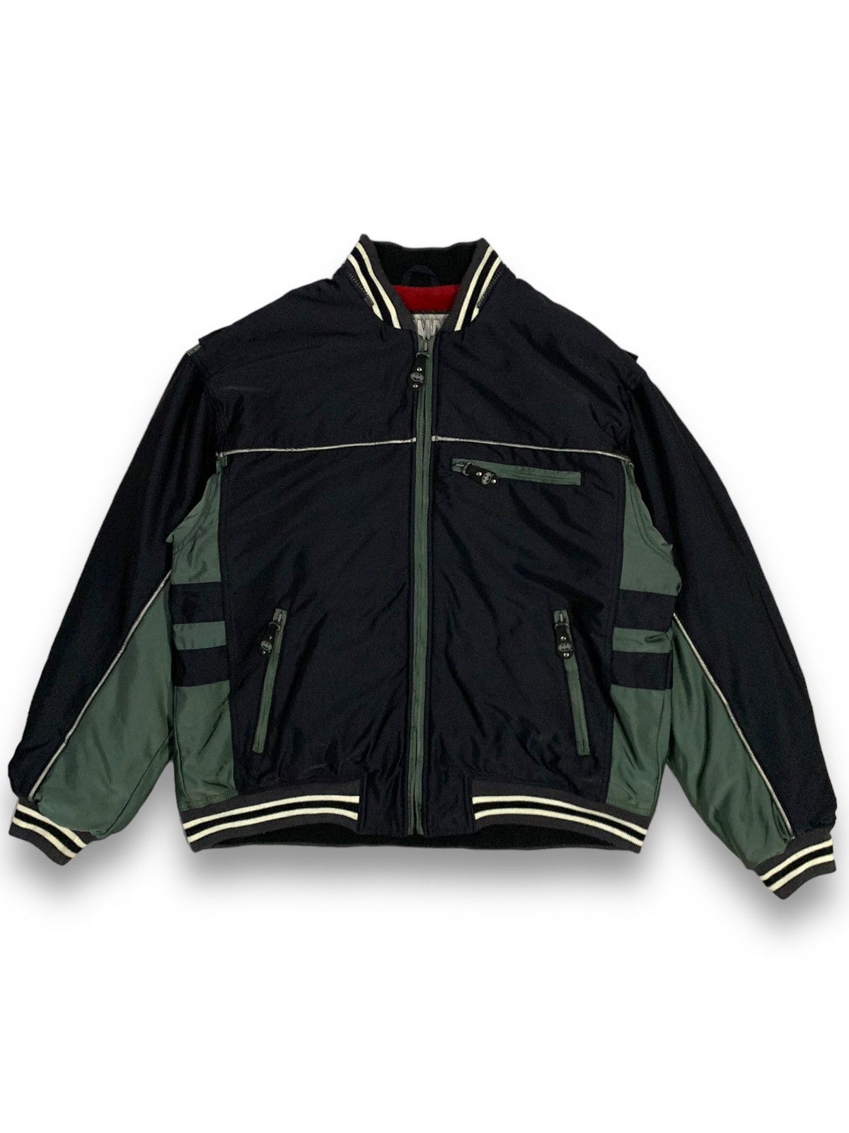 image of Vintage 97S Fablice X Batman Big Graphic Bomber Jacket in Black, Men's (Size Large)