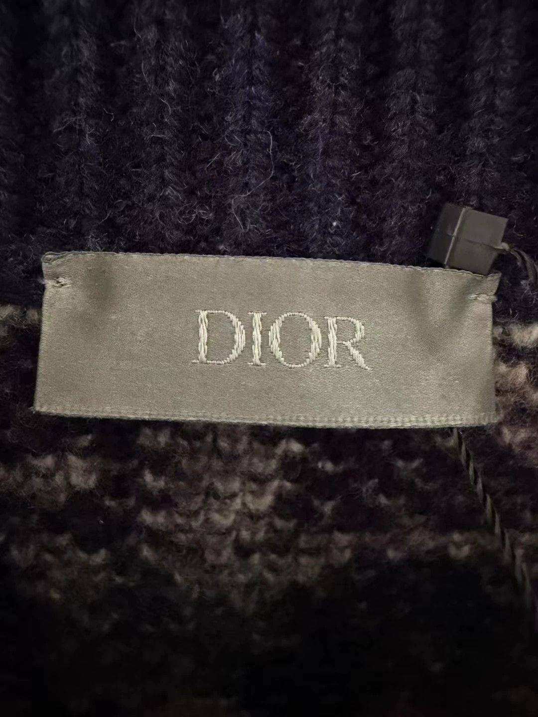 Dior Dior Navy Blue All-Over Logo Sweater Size US L / EU 52-54 / 3 - 3 Thumbnail