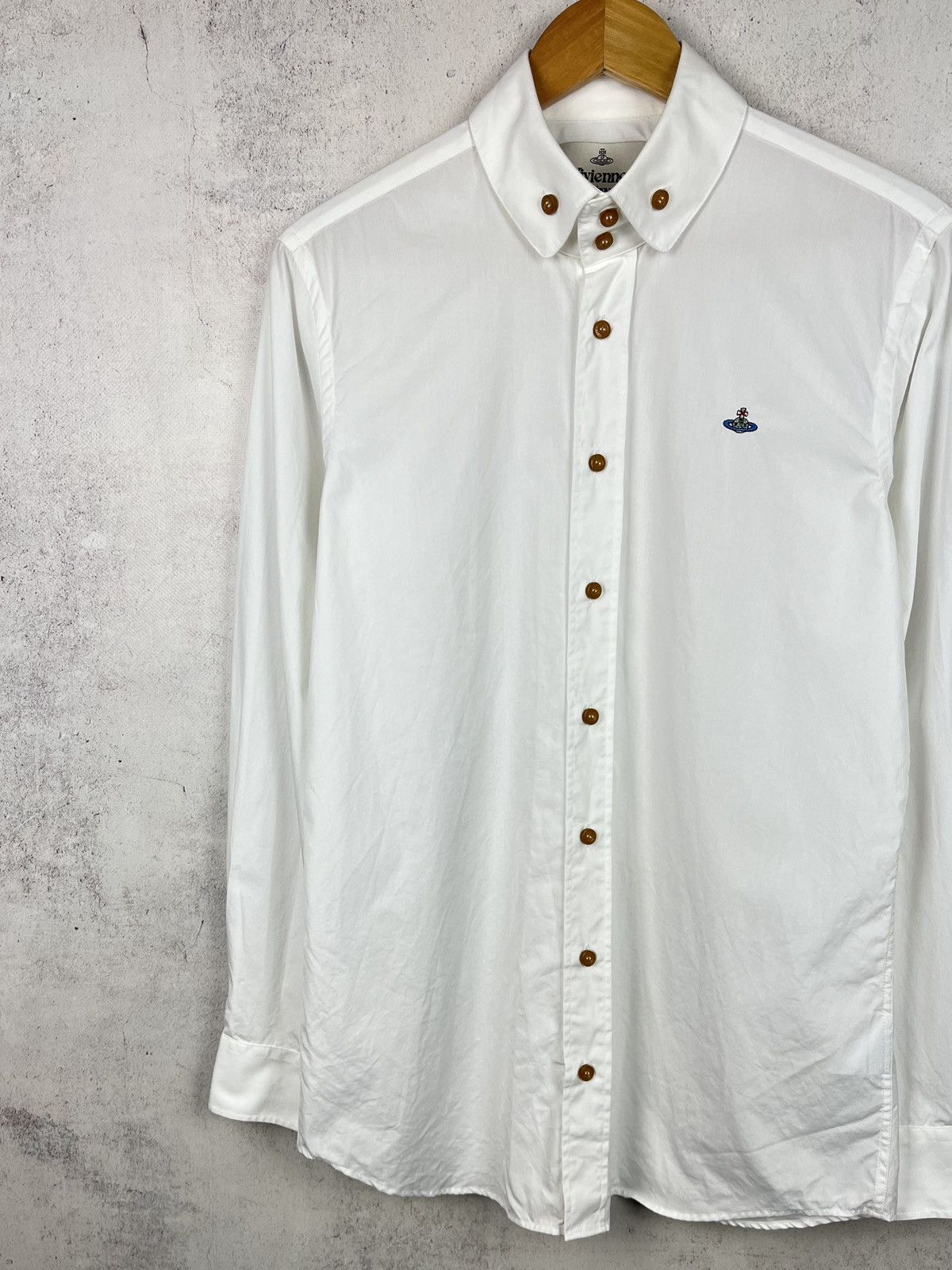 Vivienne Westwood Vivienne Westwood Luxury White Shirt Rare Retro Hype Y2K Size US M / EU 48-50 / 2 - 2 Thumbnail