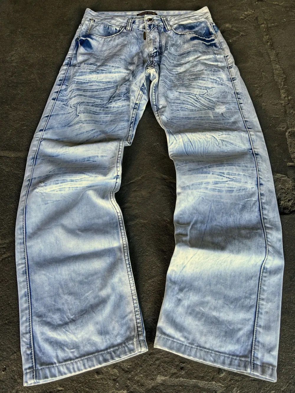 Hysteric Glamour × Japanese Brand 💥 HYSTERIC GLAMOUR BALENCIAGA STYLE JAPANESE JEANS Size US 32 / EU 48 - 1 Thumbnail