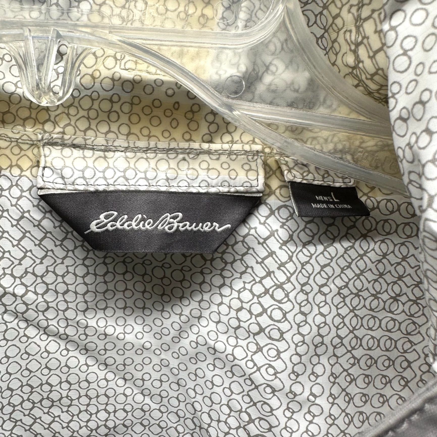Eddie Bauer VINTAGE Eddie Bauer Jacket Adult Large Gray Windbreaker Water Resistant Hooded Vest Mens Size US L / EU 52-54 / 3 - 7 Thumbnail