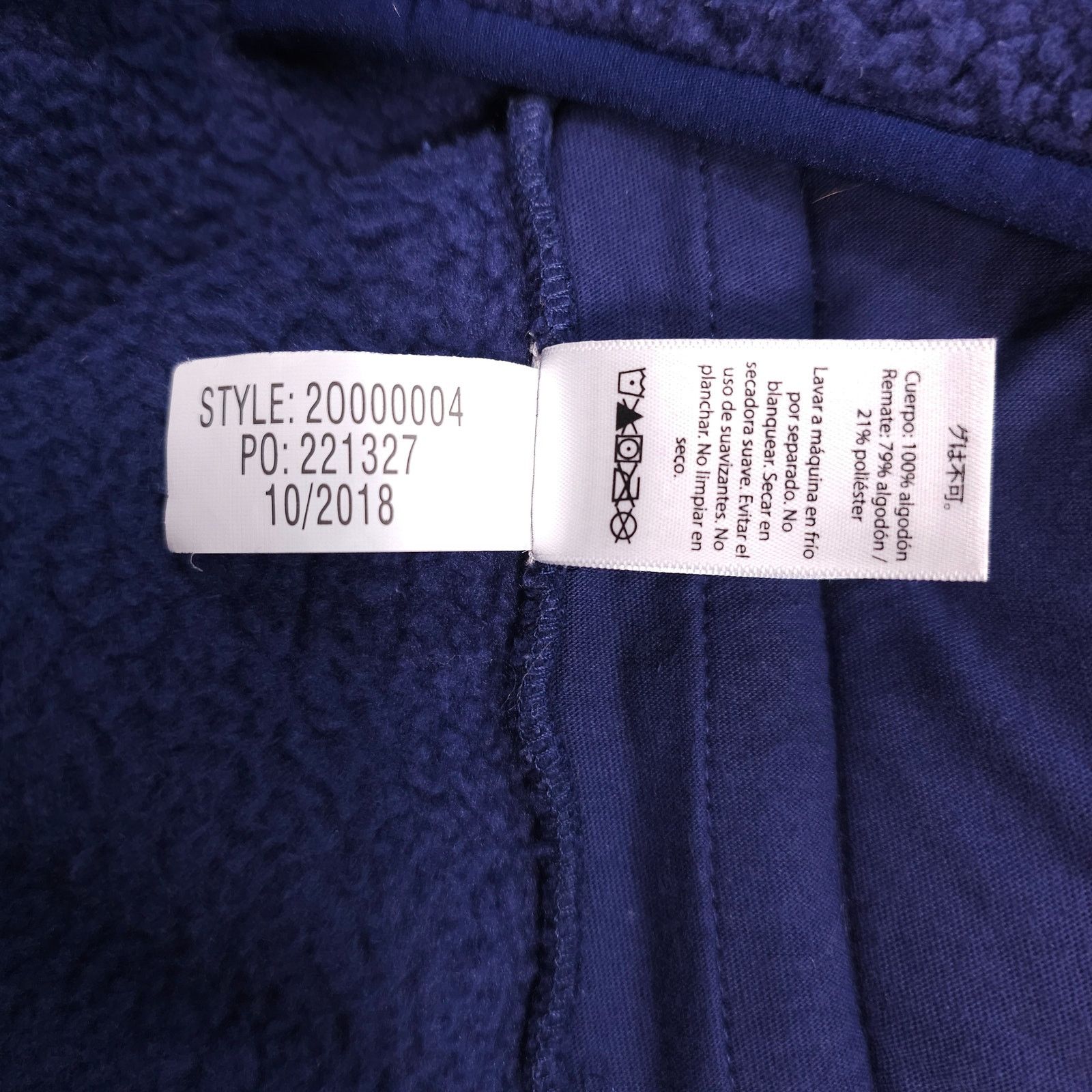 Vineyard Vines Vineyard Vines Mixed Media Sherpa Fleece Popover Blue XS Size XS / US 0-2 / IT 36-38 - 8 Thumbnail