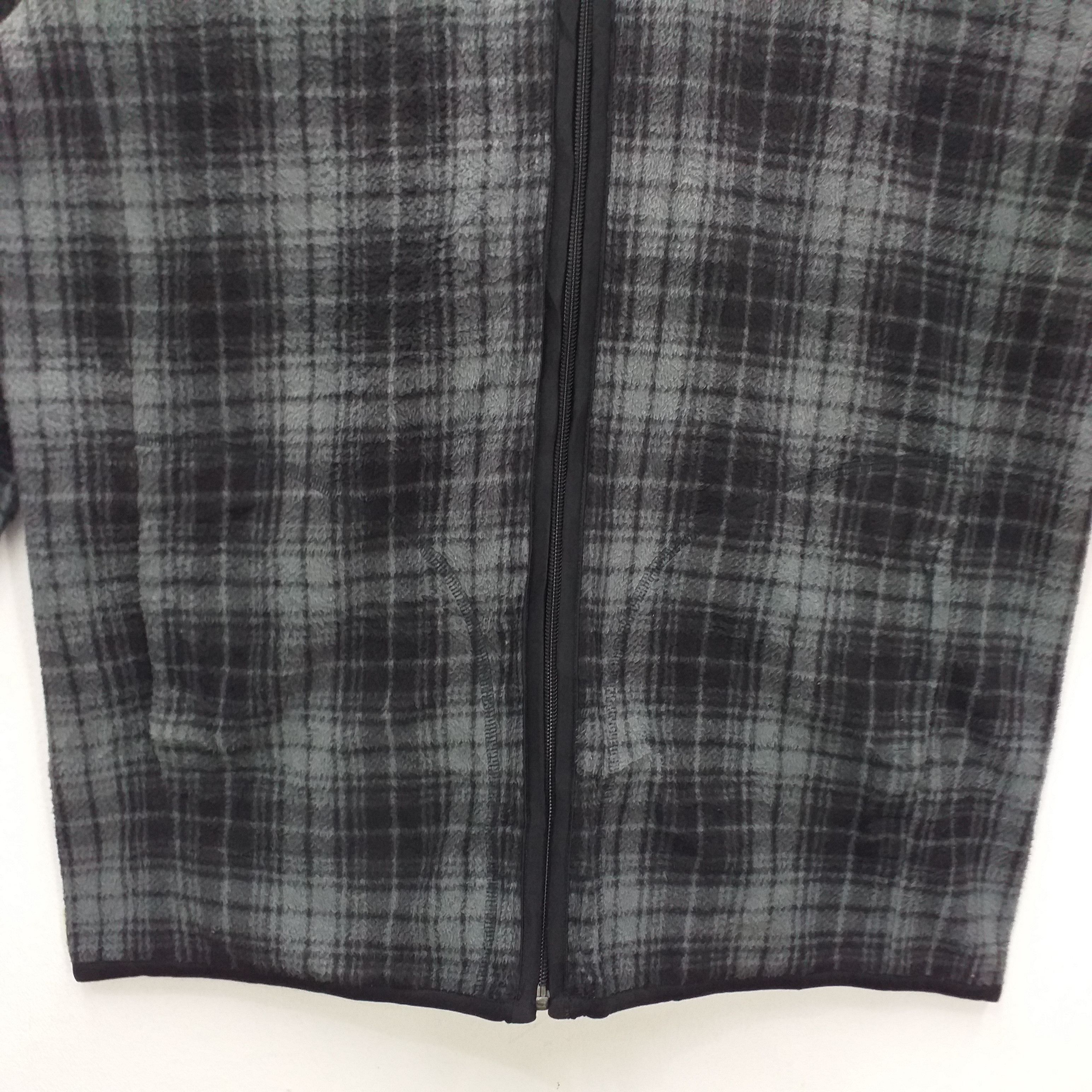 Japanese Brand Uniqlo Fleece Checked Jacket -J006 Size US XL / EU 56 / 4 - 4 Thumbnail