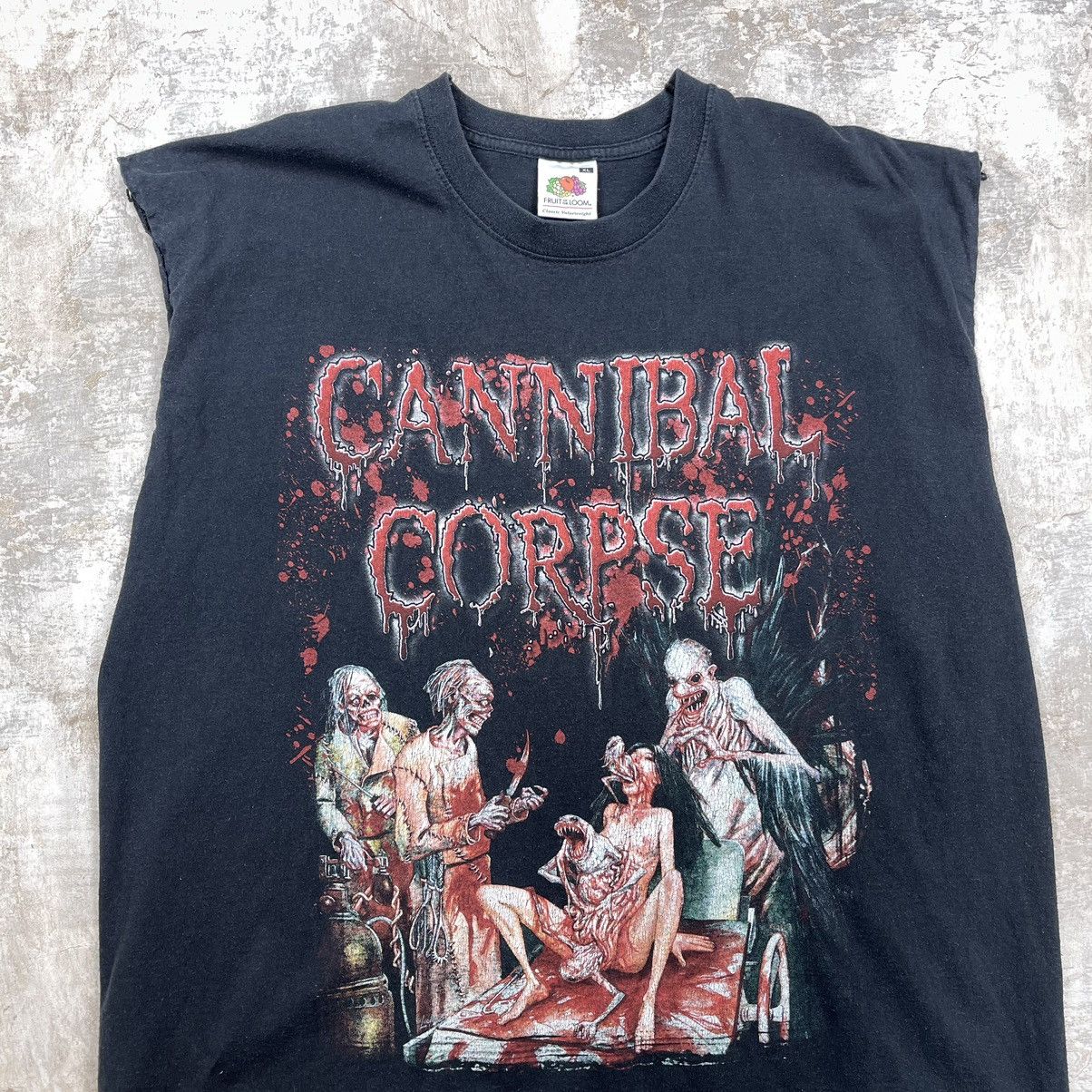 Band Tees × Vintage 2004 CANNIBAL CORPSE 'THE WRETCHED SPAWN' VINTAGE SLEEVELESS Size US XL / EU 56 / 4 - 4 Thumbnail