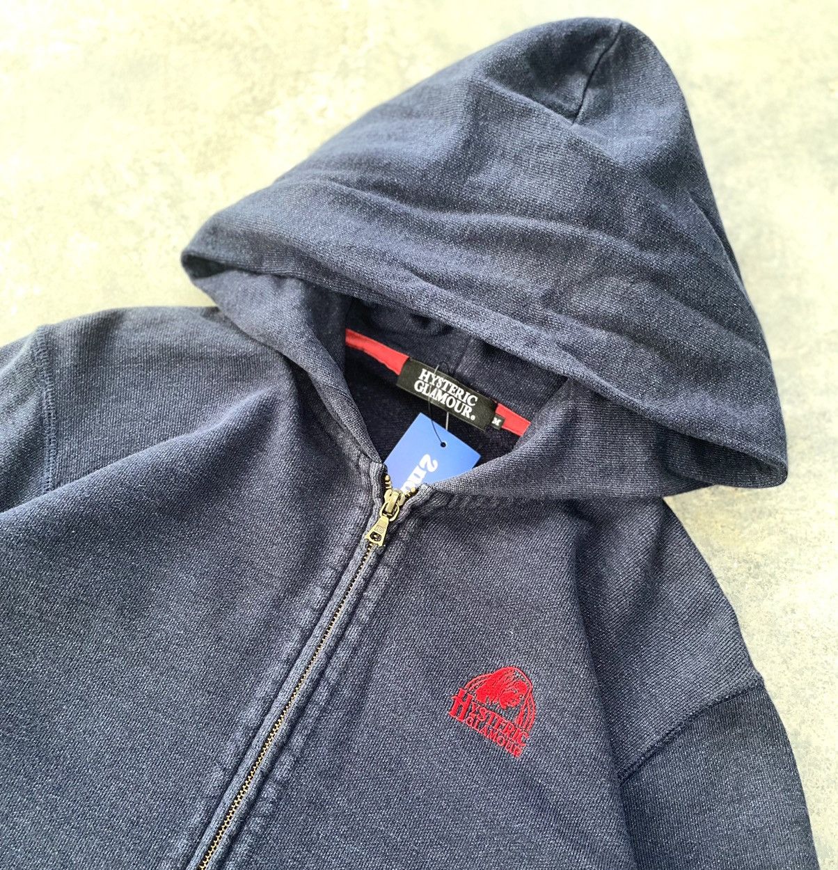 Hysteric Glamour Hysteric glamour navy blue zip up hoodie Size M / US 6-8 / IT 42-44 - 2 Thumbnail