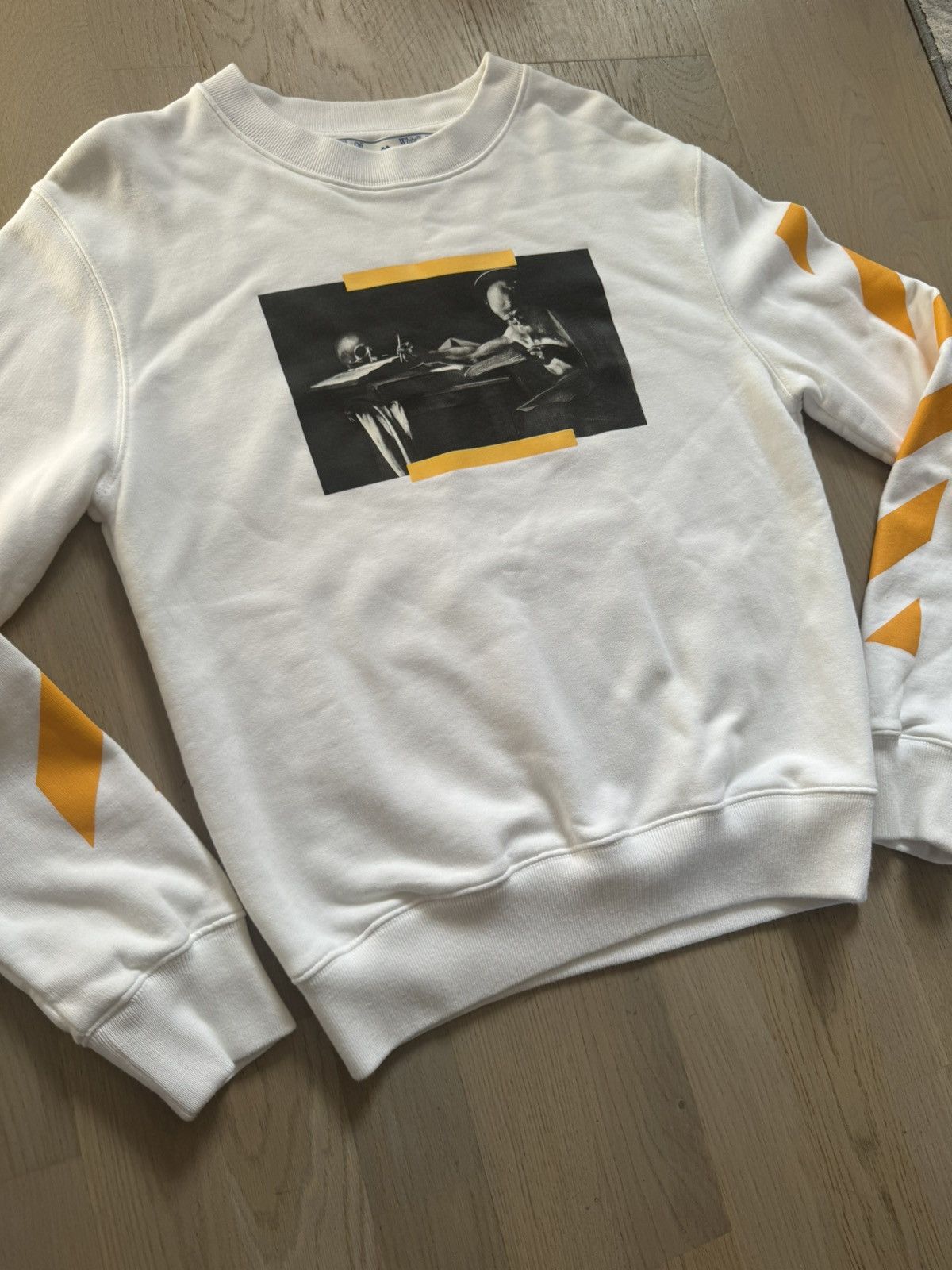 Off-White OFF-White sweatshirt REAL MEASUREMENTS IN PHOTOS BY Size US S / EU 44-46 / 1 - 1 Thumbnail