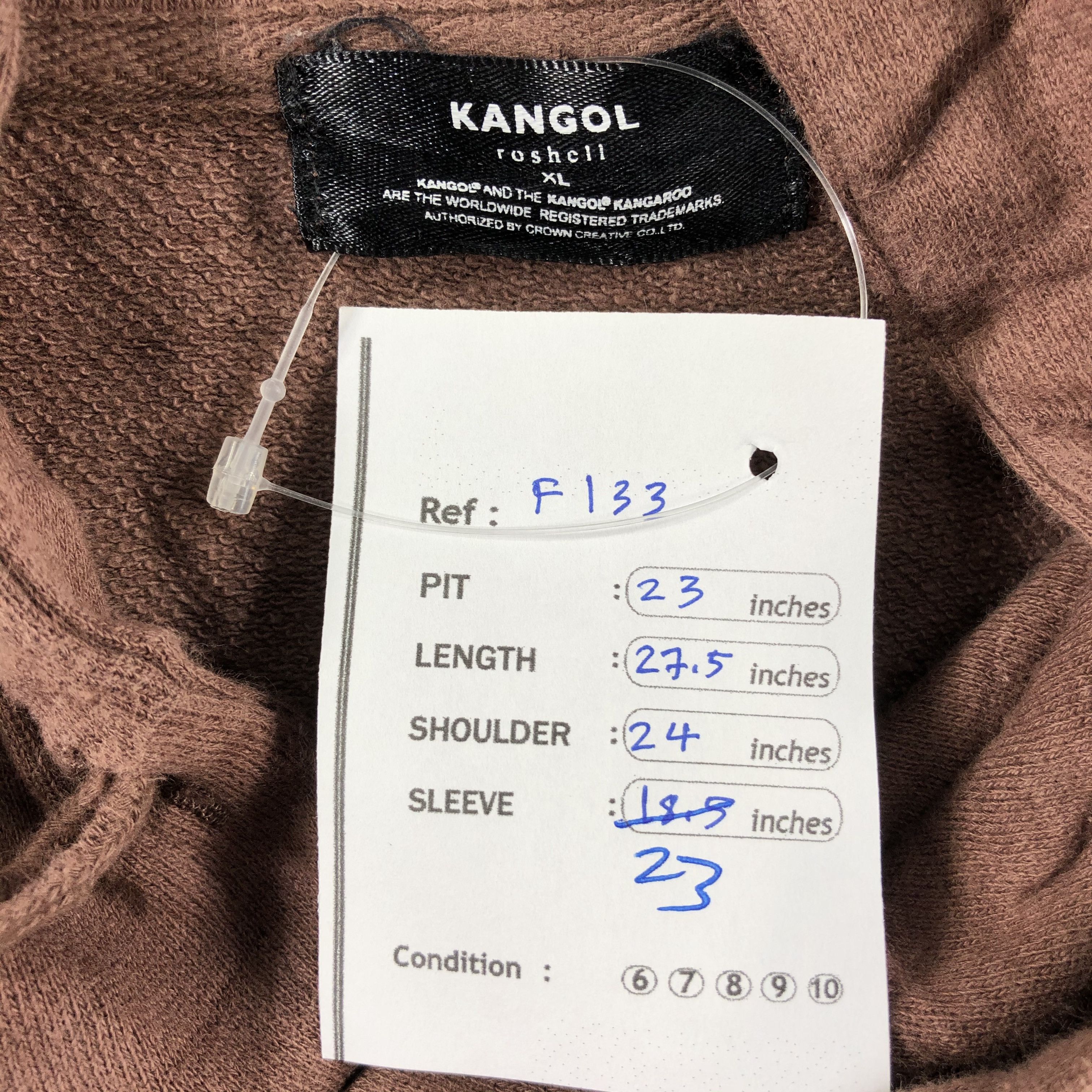 Kangol Kongol Hoodie Brown Pull Over Sweater F133 Size US XL / EU 56 / 4 - 7 Thumbnail