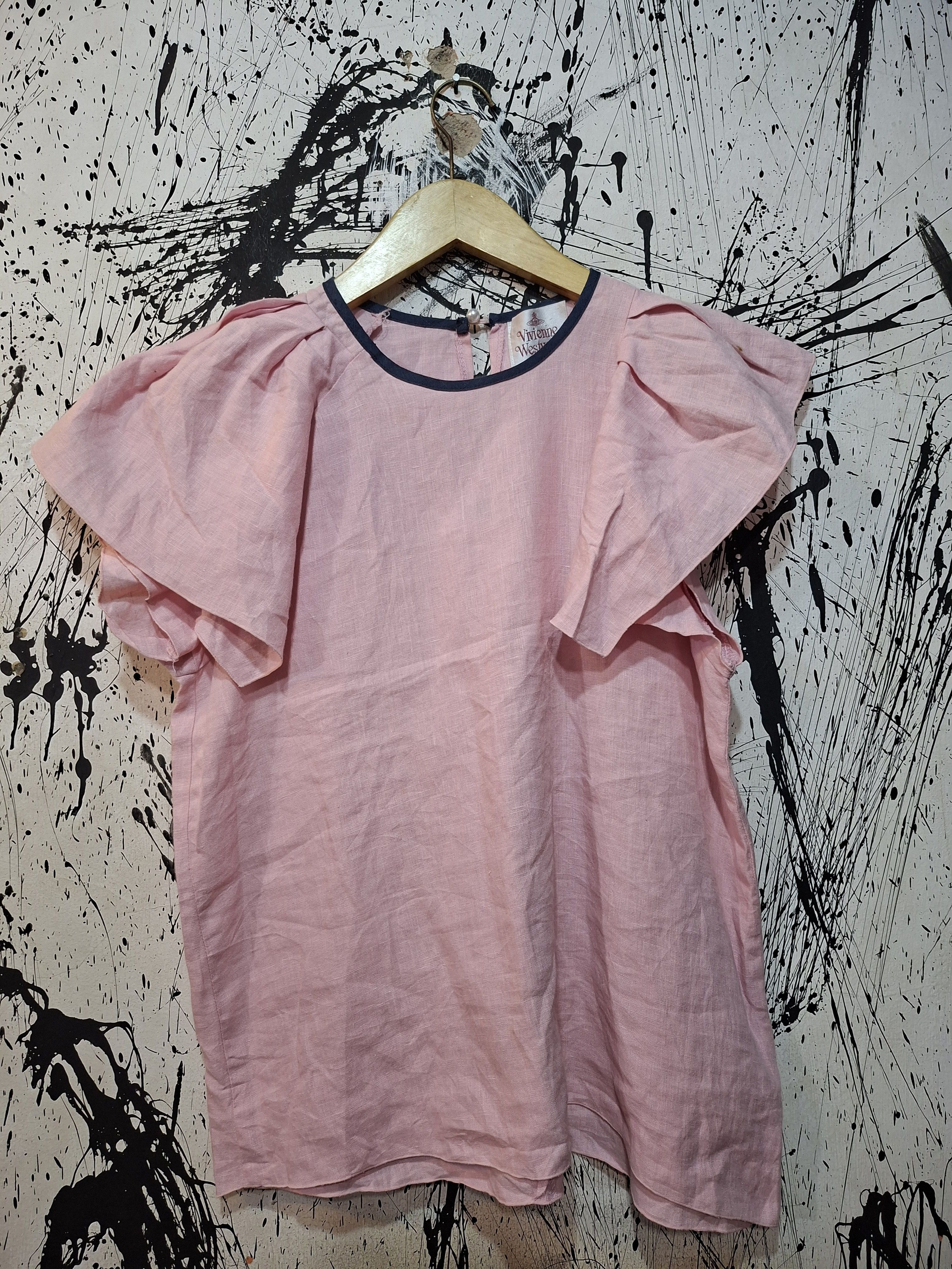 Vivienne Westwood VIVIENNE WESTWOOD LONDON SS 2008 LINNEN BLOUSE Size M / US 6-8 / IT 42-44 - 1 Thumbnail