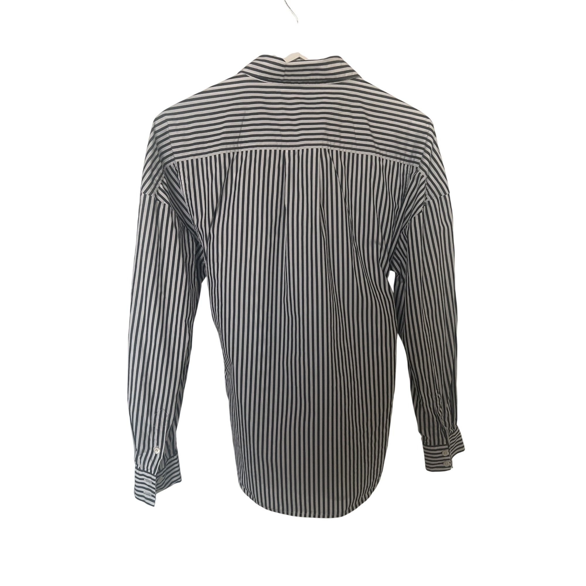 Frame Frame Noir Multi Striped Button-Up Shirt With Front Tie Size S / US 4 / IT 40 - 3 Thumbnail