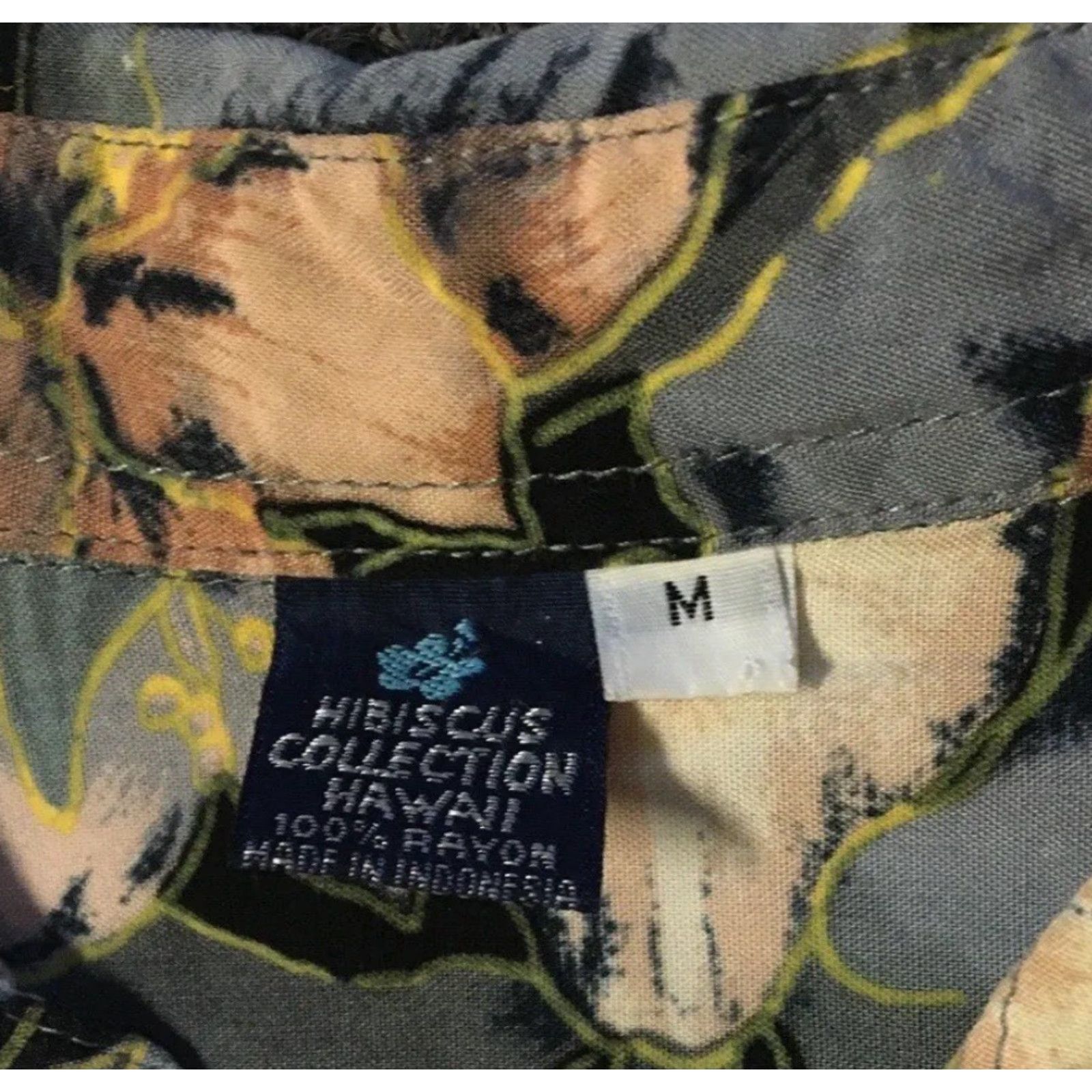 Vintage Vtg 90s Floral Rayon Hawaiian Shirt M Beach Surf Flower Abstract Art OP Maui 80s Size US M / EU 48-50 / 2 - 3 Thumbnail