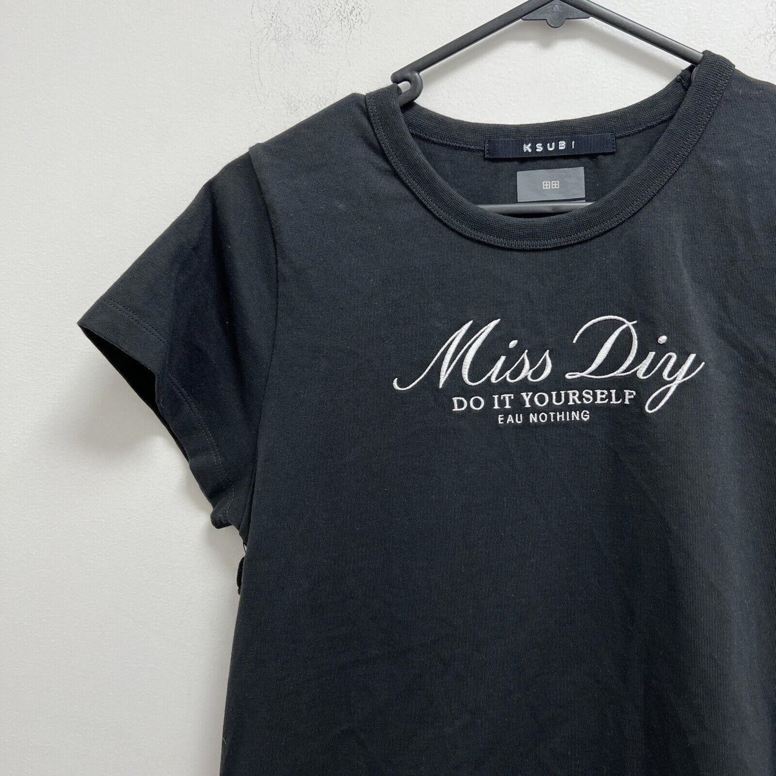Ksubi new Ksubi womens tee t shirt top small 8 diy mini tee black Size S / US 4 / IT 40 - 3 Thumbnail