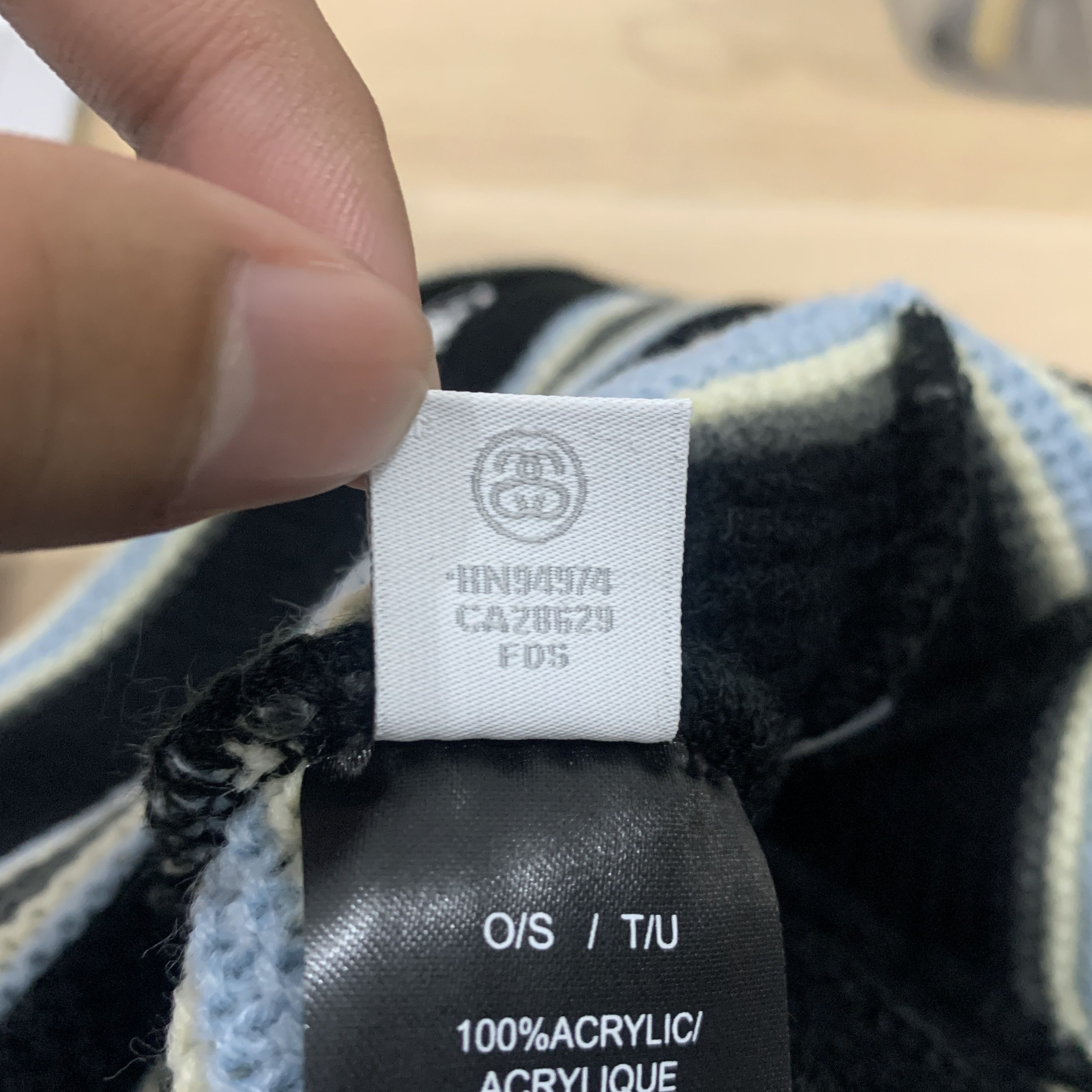 Stussy × Vintage Stussy triple stripe cuff beanie Size ONE SIZE - 5 Thumbnail