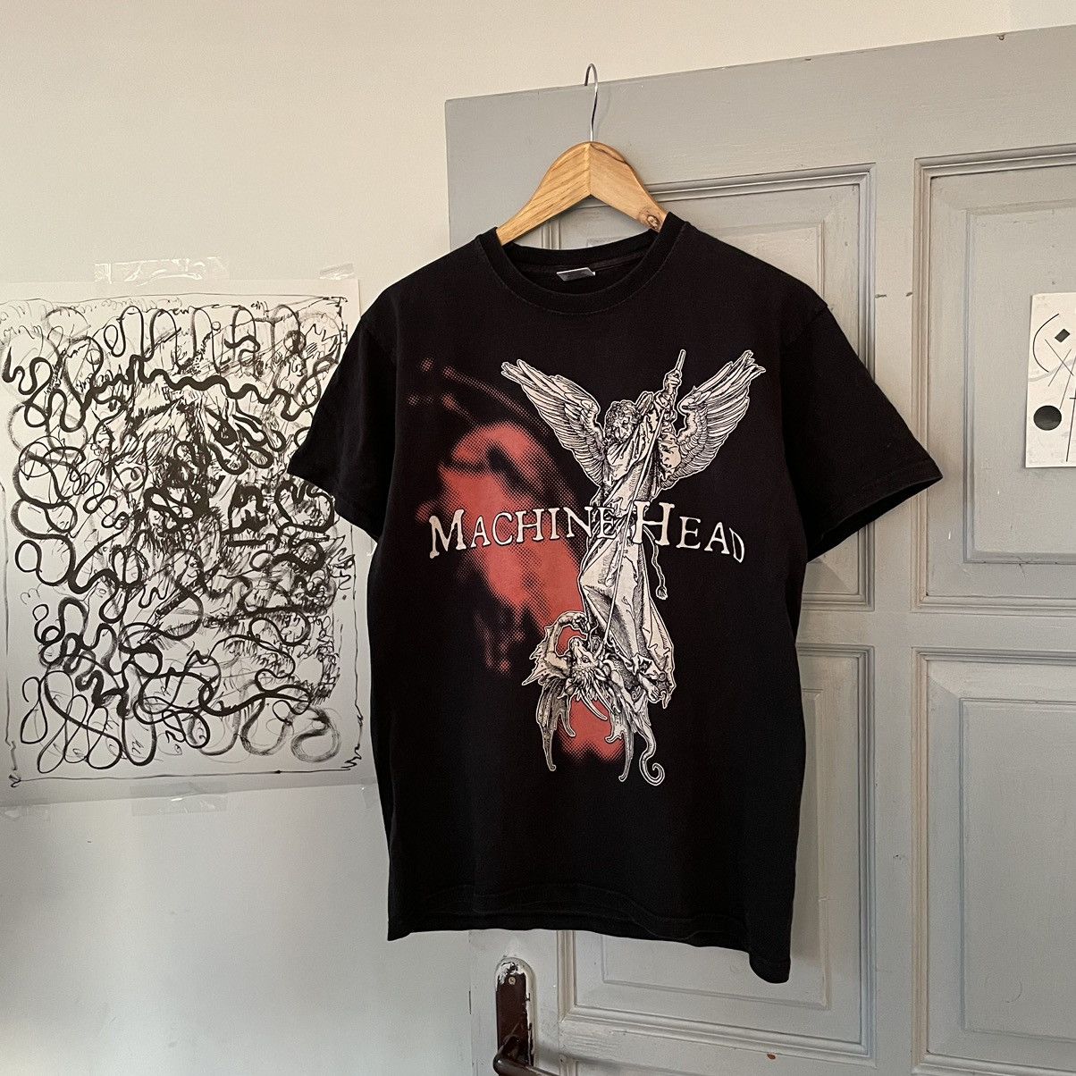 Band Tees × Vintage Vintage Retro Machine Head t-shirt Size US L / EU 52-54 / 3 - 3 Thumbnail