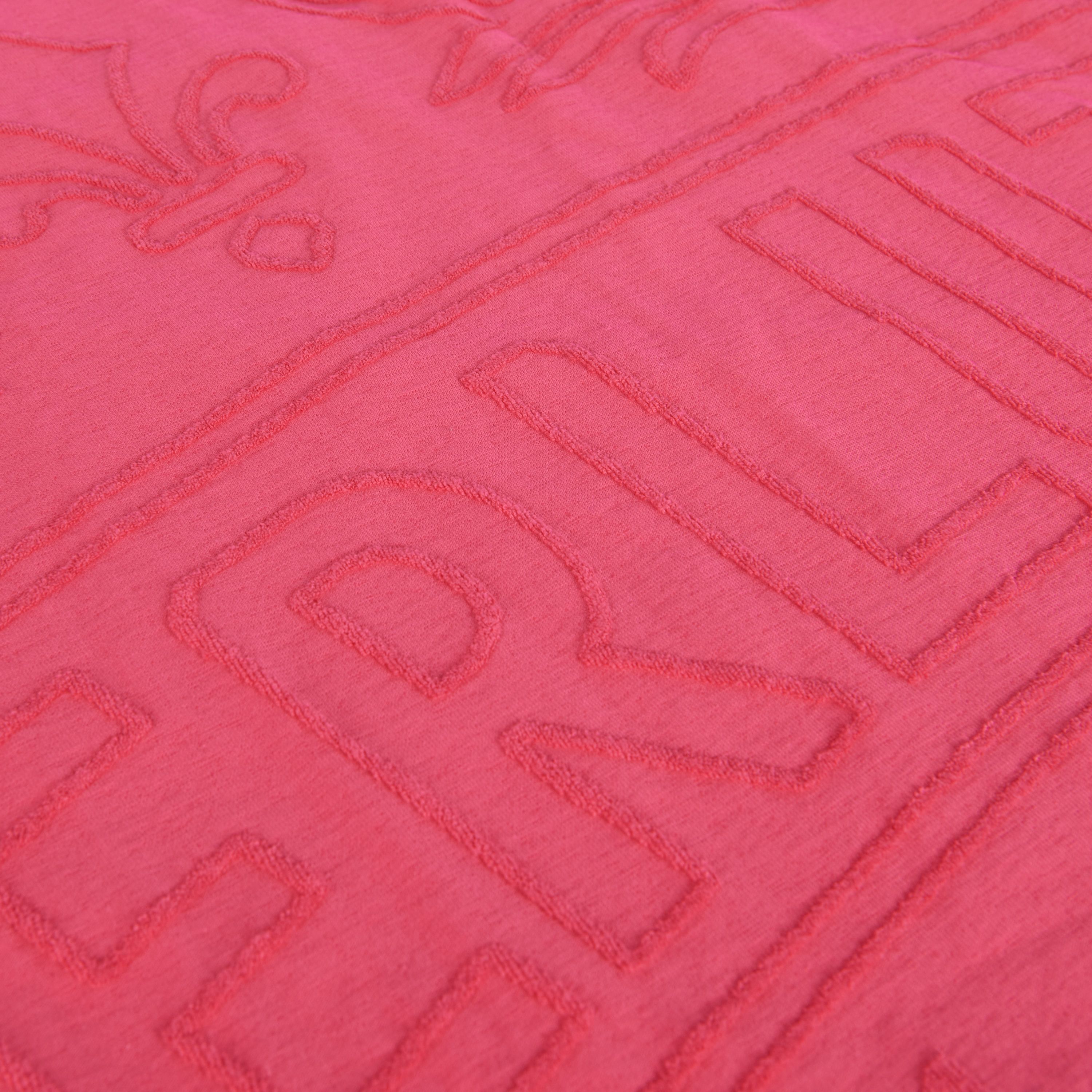 Berluti Iconic Scritto Tshirt In Pink Cotton Terry Size US S / EU 44-46 / 1 - 7 Thumbnail