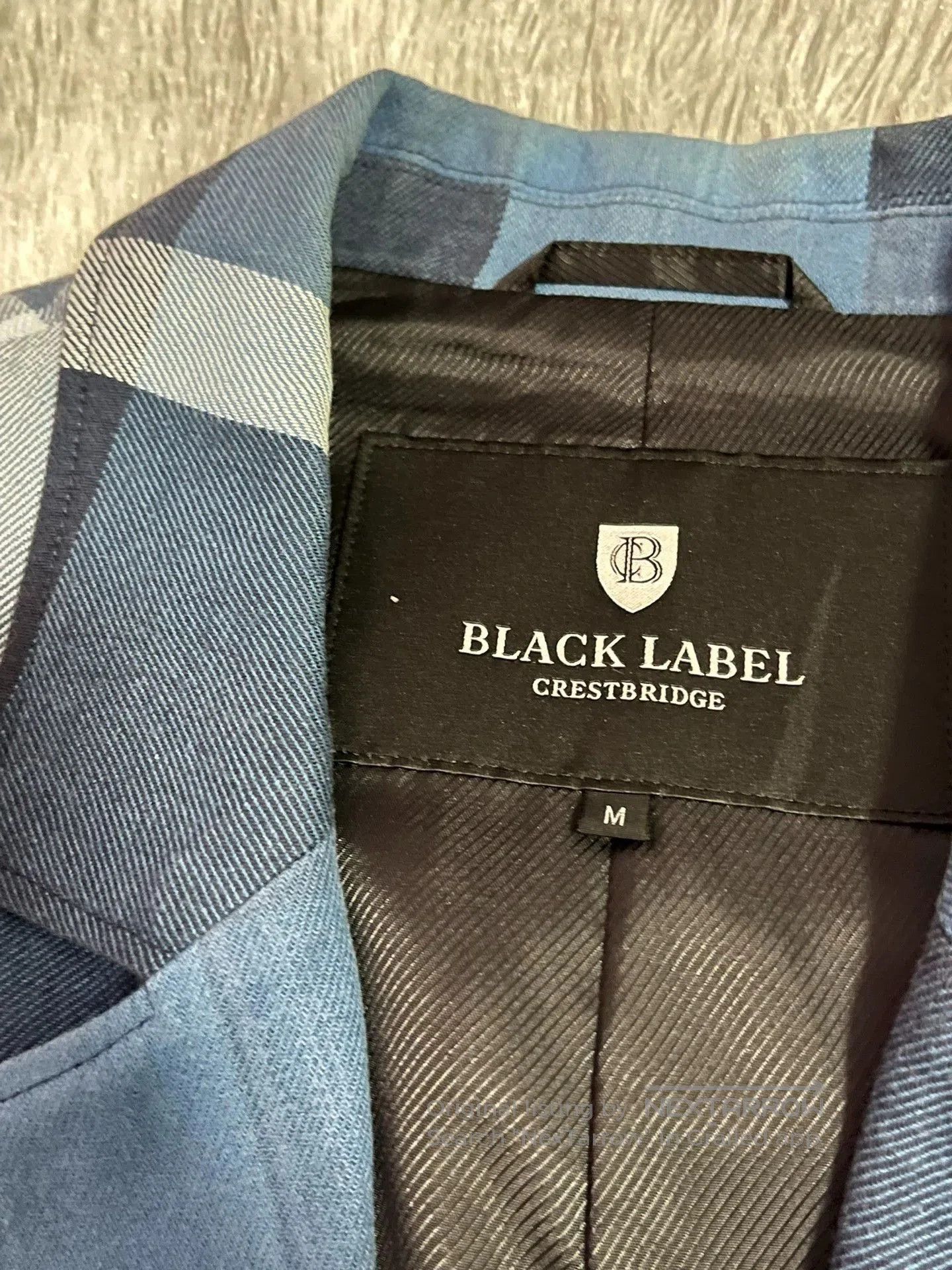 Burberry Burberry Black Label Blue Plaid Trench Coat. Size US L / EU 52-54 / 3 - 6 Thumbnail