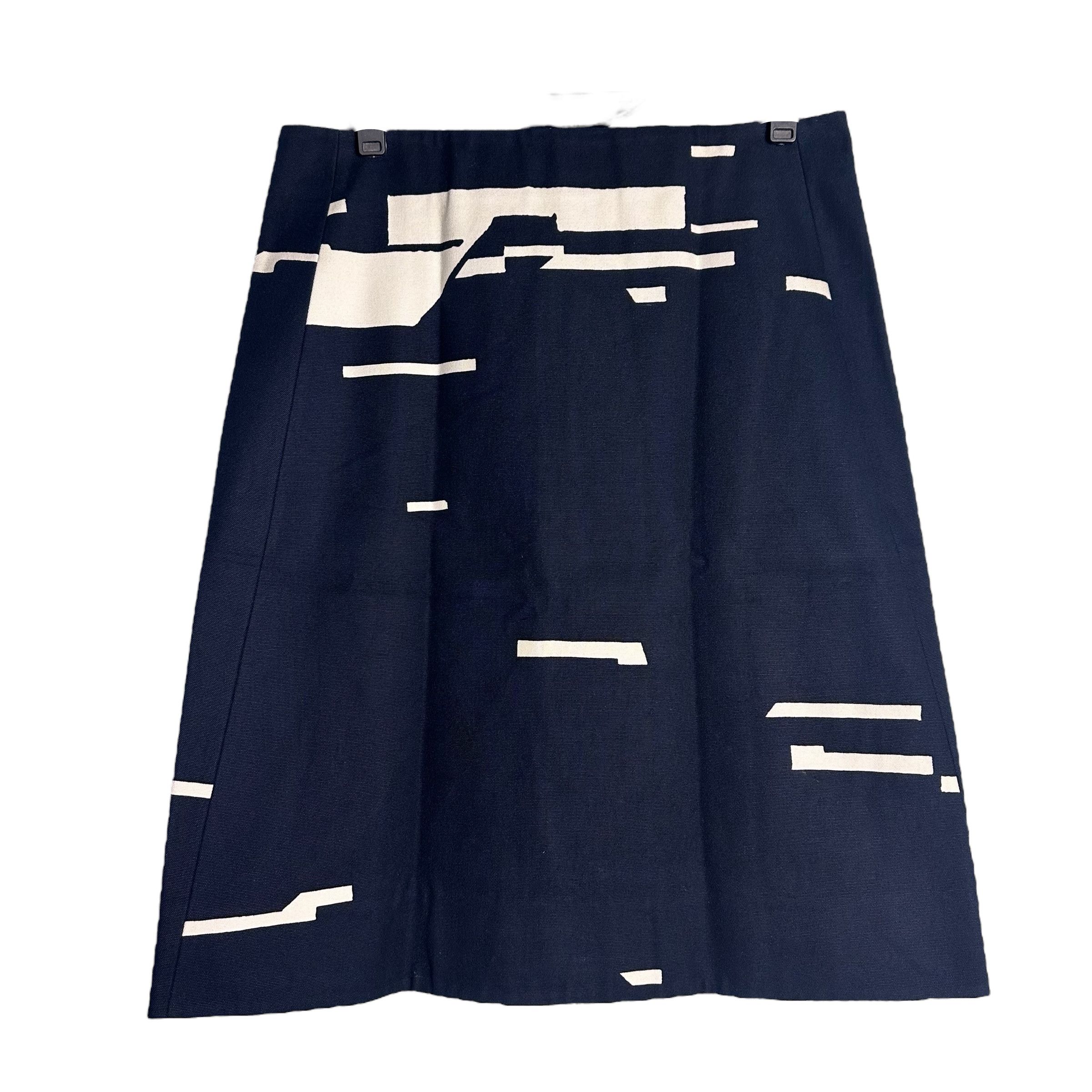 Jil Sander 🔥RARE🔥Jil Sander Navy White Print Skirt Size 27" / US 4 / IT 40 - 1 Thumbnail