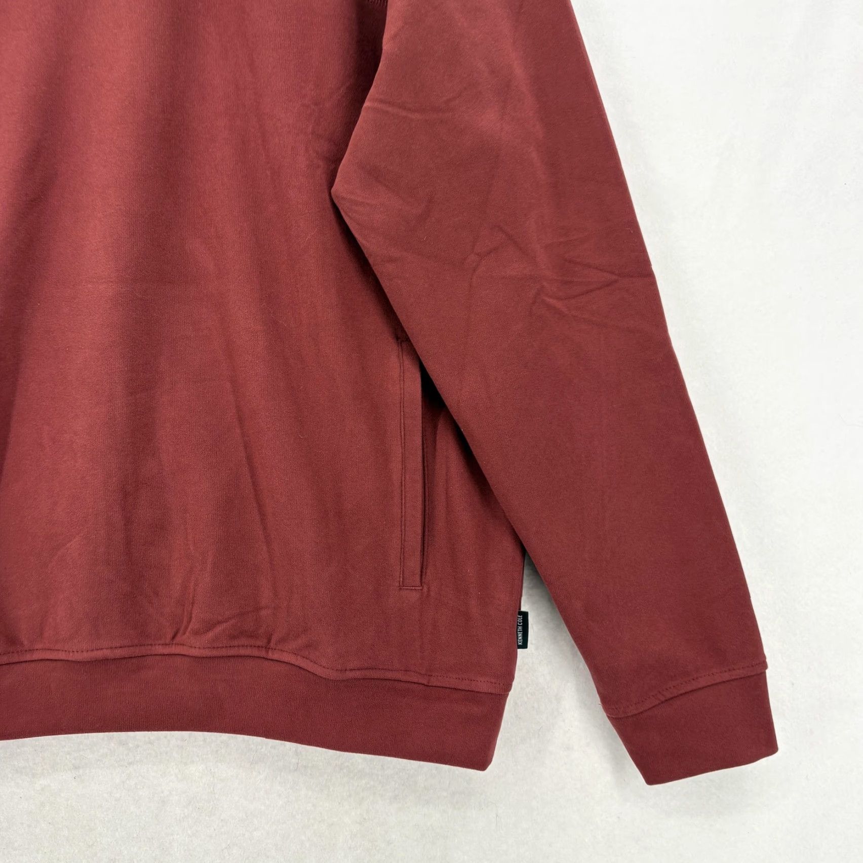 Kenneth Cole Kenneth Cole Sweatshirt Mens XL Red Fleece Snap Mock Neck Pullover Golf Casual Size US XL / EU 56 / 4 - 3 Thumbnail
