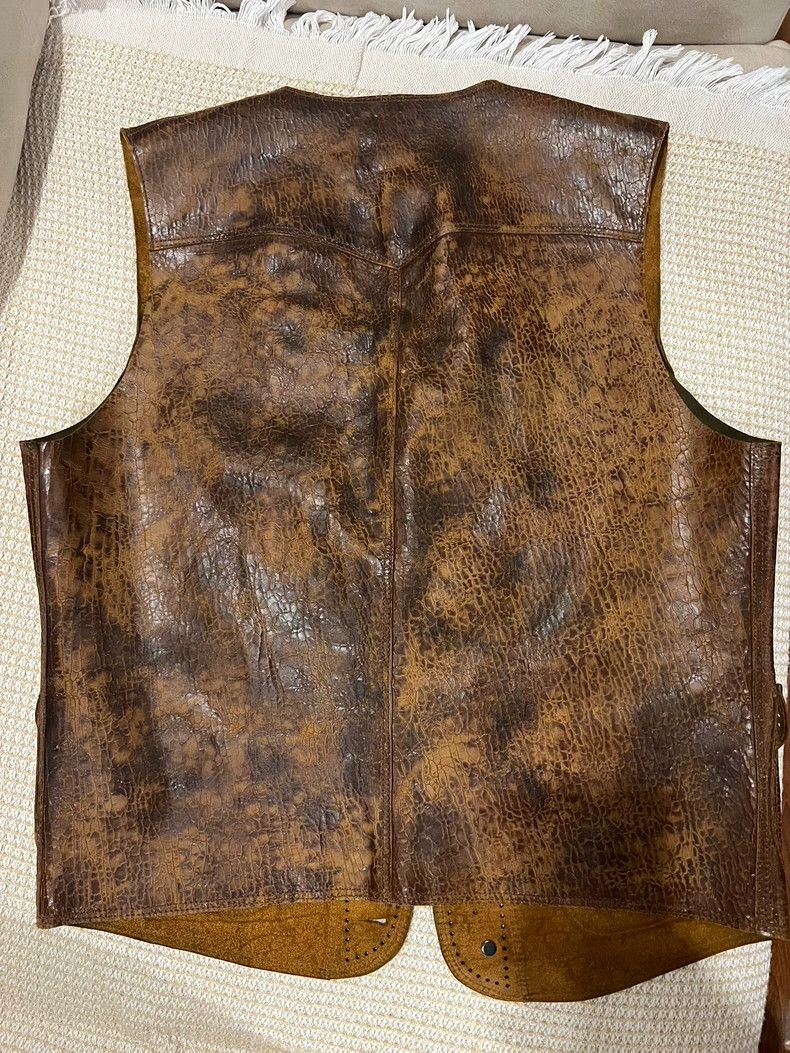 RRL Ralph Lauren RRL Ralph Lauren Explosive leather vest Size US S / EU 44-46 / 1 - 2 Thumbnail