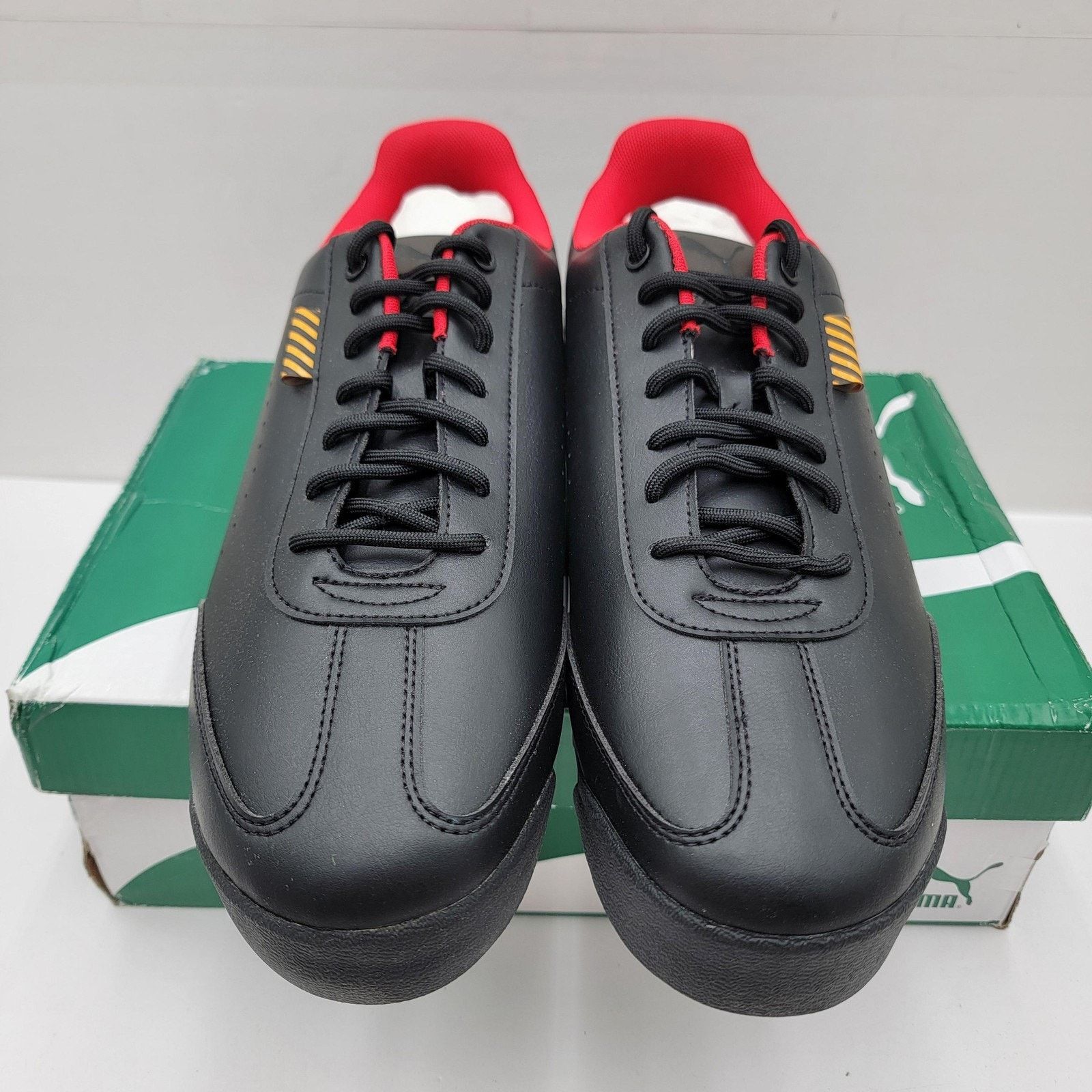 Puma Ferrari Roma Via Perf Shoes Mens Size 13 Black Red