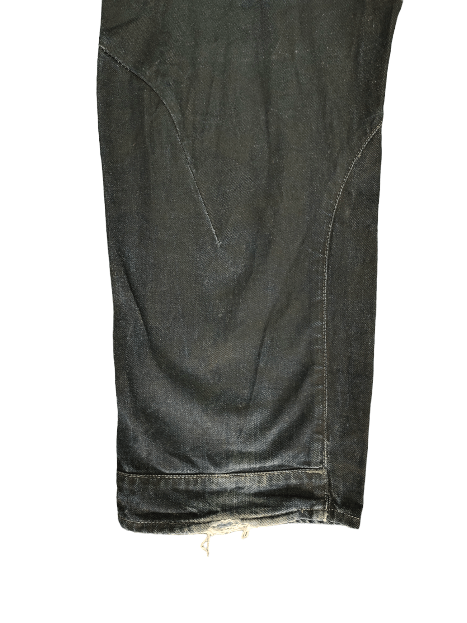 G-Star Vintage G-Star Raw Waxed Denim Jeans Y2k Streetwear Size US 36 / EU 52 - 9 Thumbnail