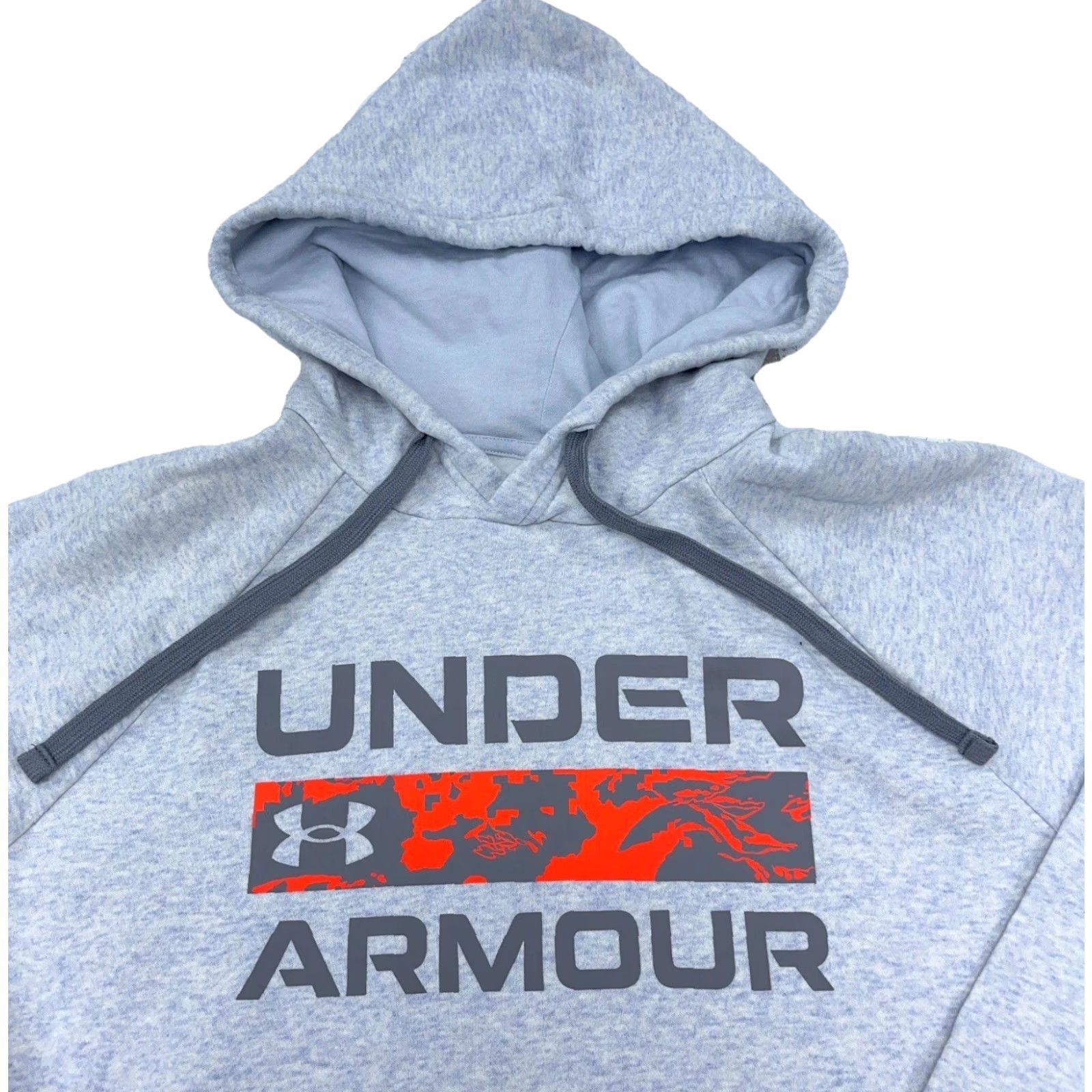 Under Armour Under Armour Hoodie Men Large Gray Sweatshirt Sweater Loose Heather Cotton Adult Size US L / EU 52-54 / 3 - 2 Thumbnail