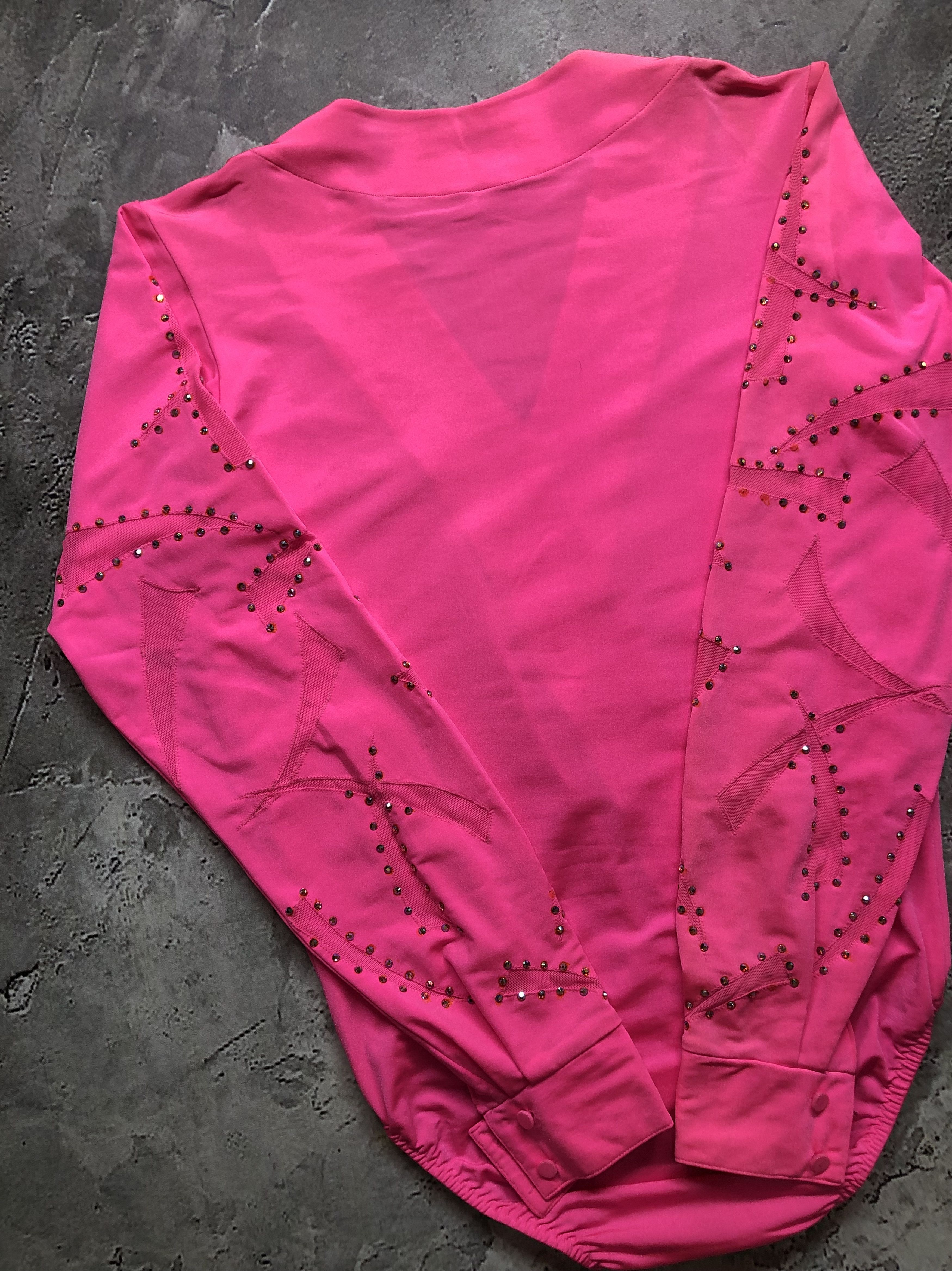 Japanese Brand Amazing Ballroom Shirt with Swarovski Stones Size US M / EU 48-50 / 2 - 10 Thumbnail
