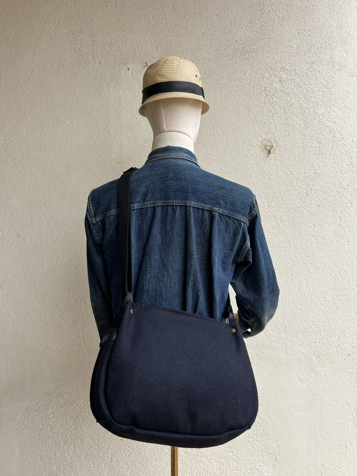 Other Jack Gomme France Wool Leather Bag Size ONE SIZE - 4 Thumbnail