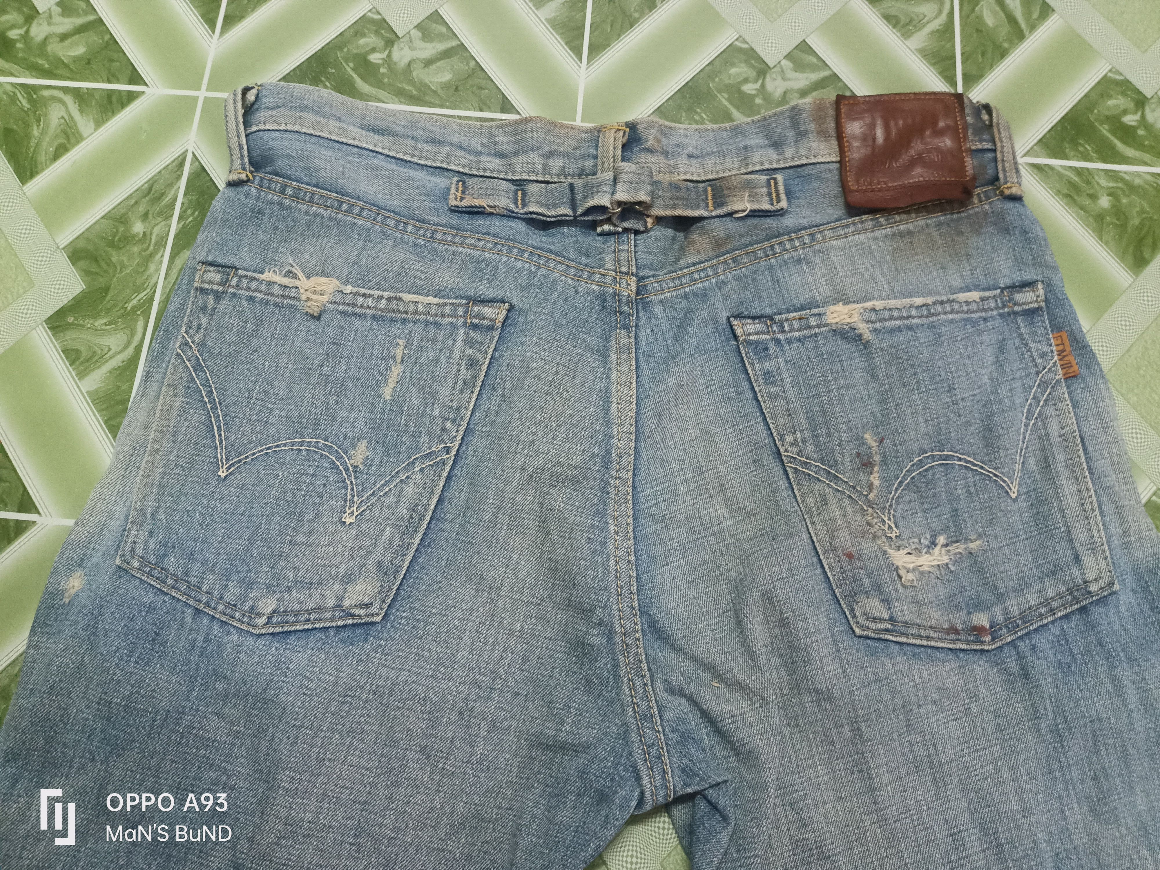 Edwin × Vintage Distressed EDWIN 505 zx Selvedge Size US 32 / EU 48 - 17 Thumbnail