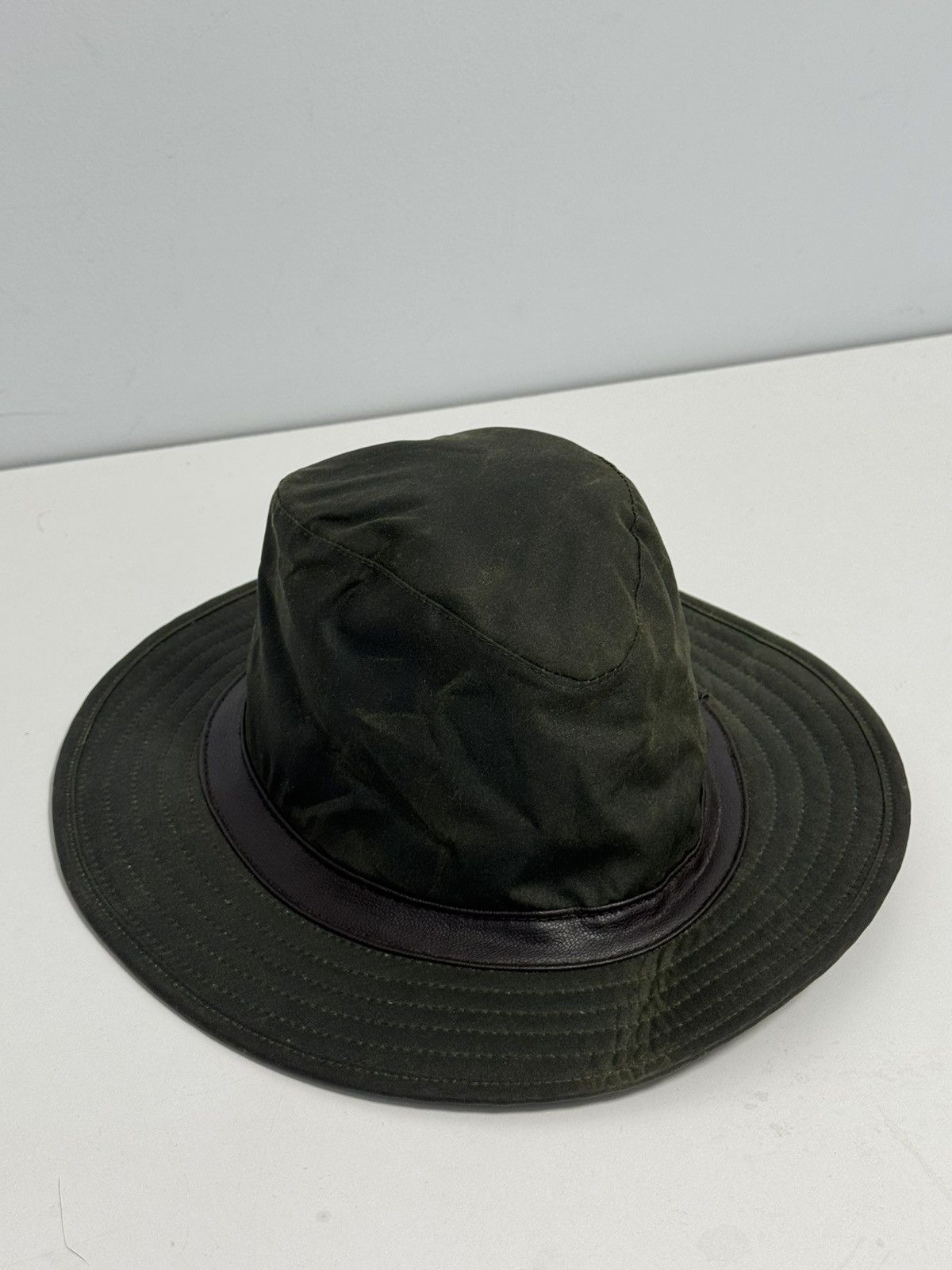 Barbour Vintage Waxed Cap Hat 90’s