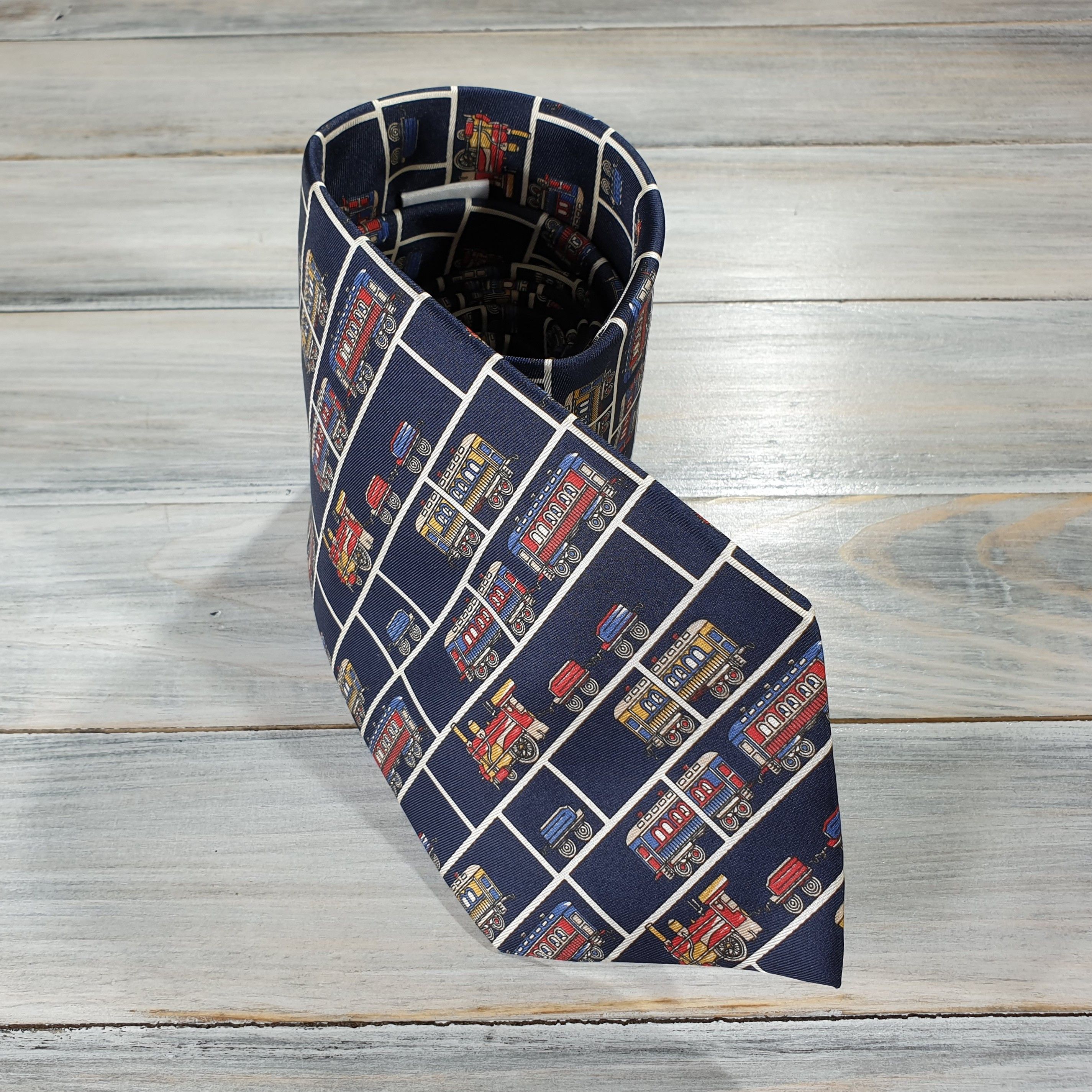 Other GATSBY International Silk Tie With Locomotives Made In Italy Size ONE SIZE - 1 Thumbnail