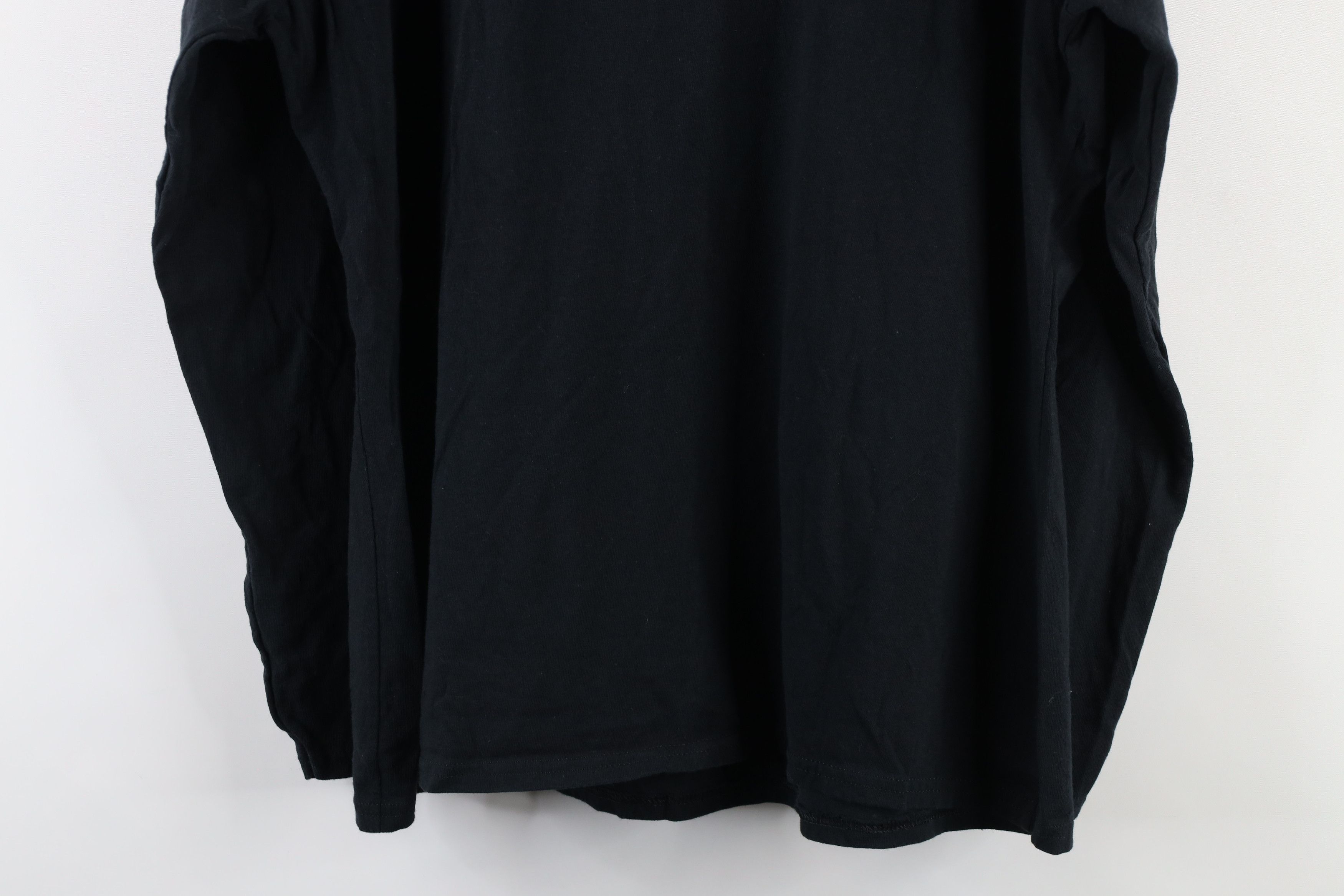 Vintage Vintage 90s Streetwear Long Sleeve T-Shirt Black Cotton Size US XL / EU 56 / 4 - 8 Thumbnail