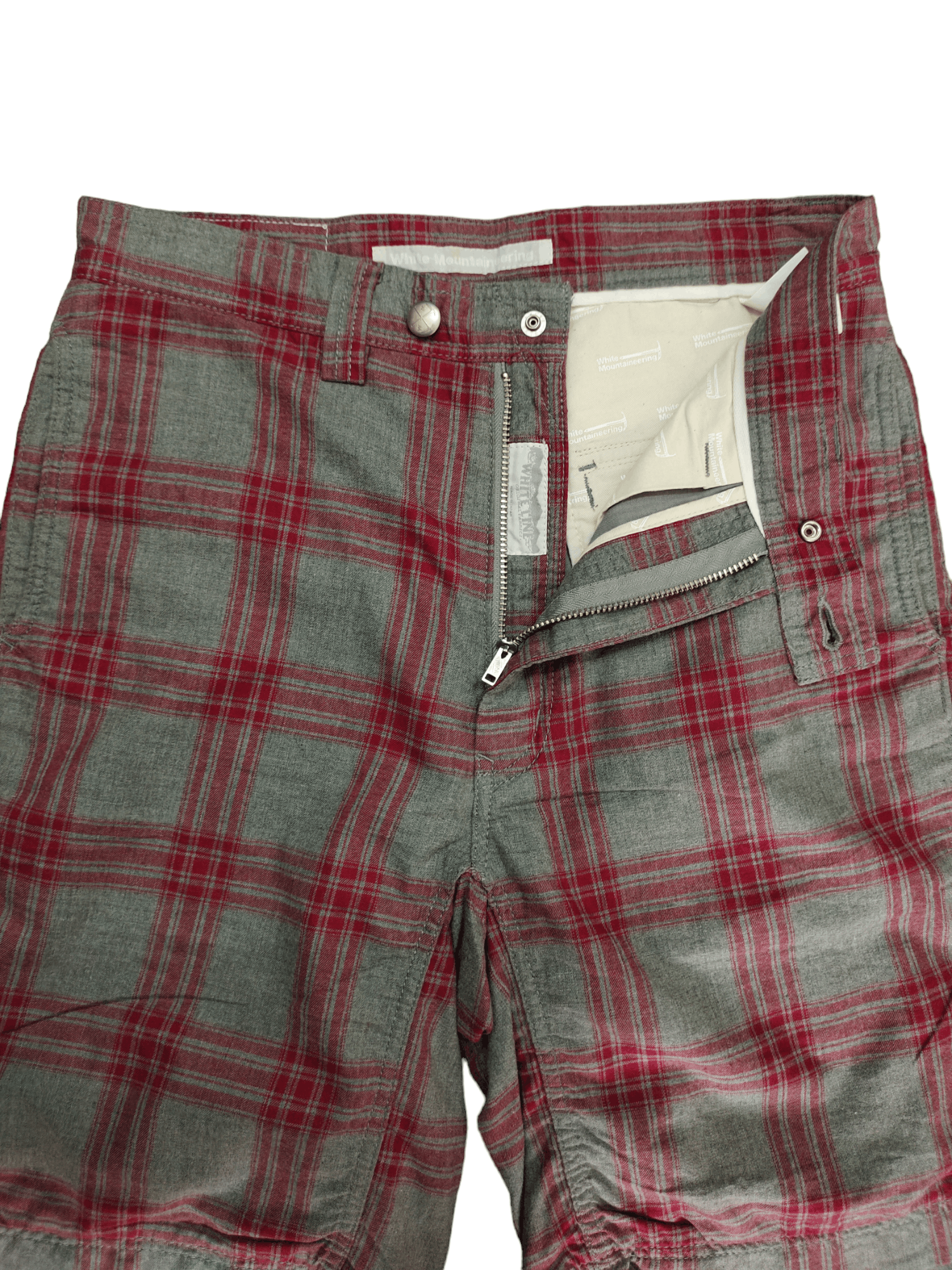 White Mountaineering White Mountaineering Japan Checkered Plaid Short Pants Size US 31 - 8 Thumbnail
