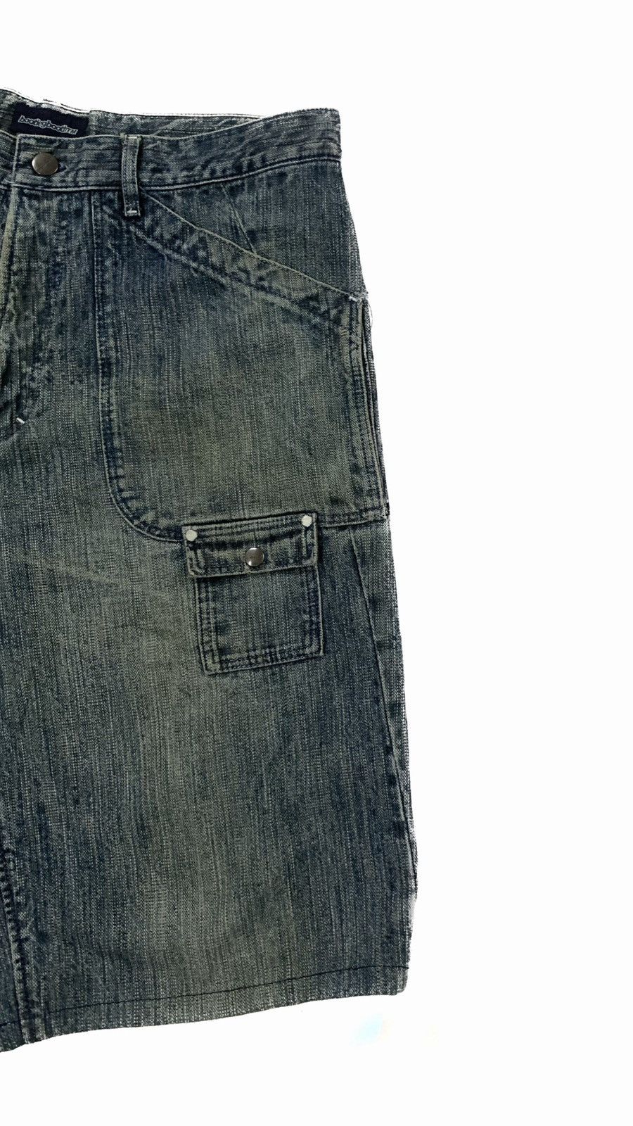 Japanese Brand Bootleg Japan Denim Shorts 🇯🇵 Size US 33 - 4 Thumbnail