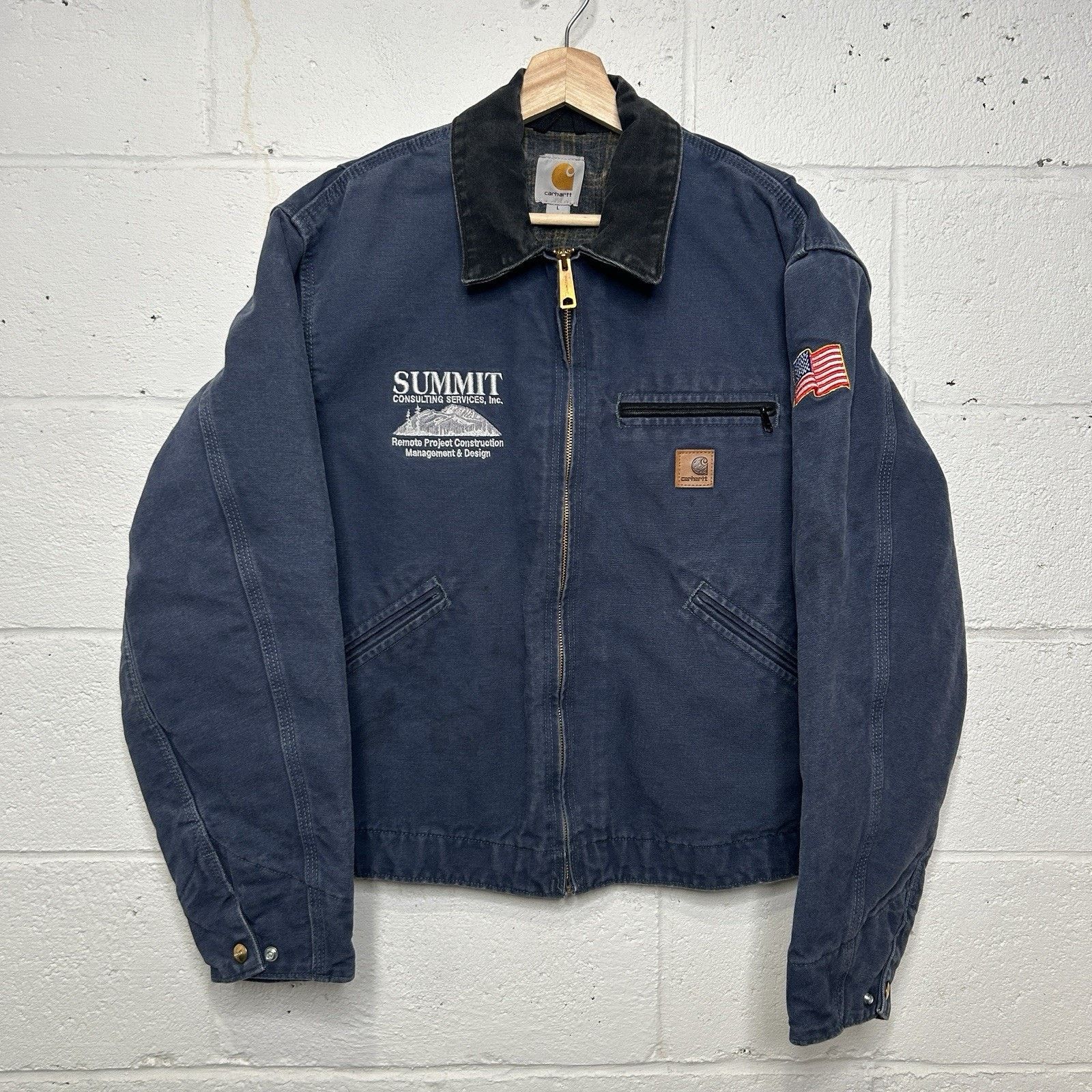 【送料無料】stussy ✕ Carhartt chore coat Mサイズ Carhartt（カーハート）の「STUSSY CARHARTT WIP CHORE COAT