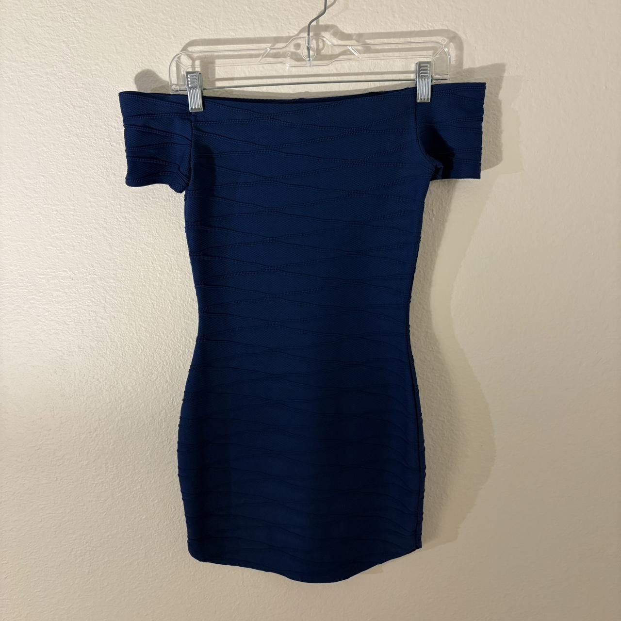 Other windsor blue off the shoulder mini dress Size S / US 4 / IT 40 - 1 Thumbnail
