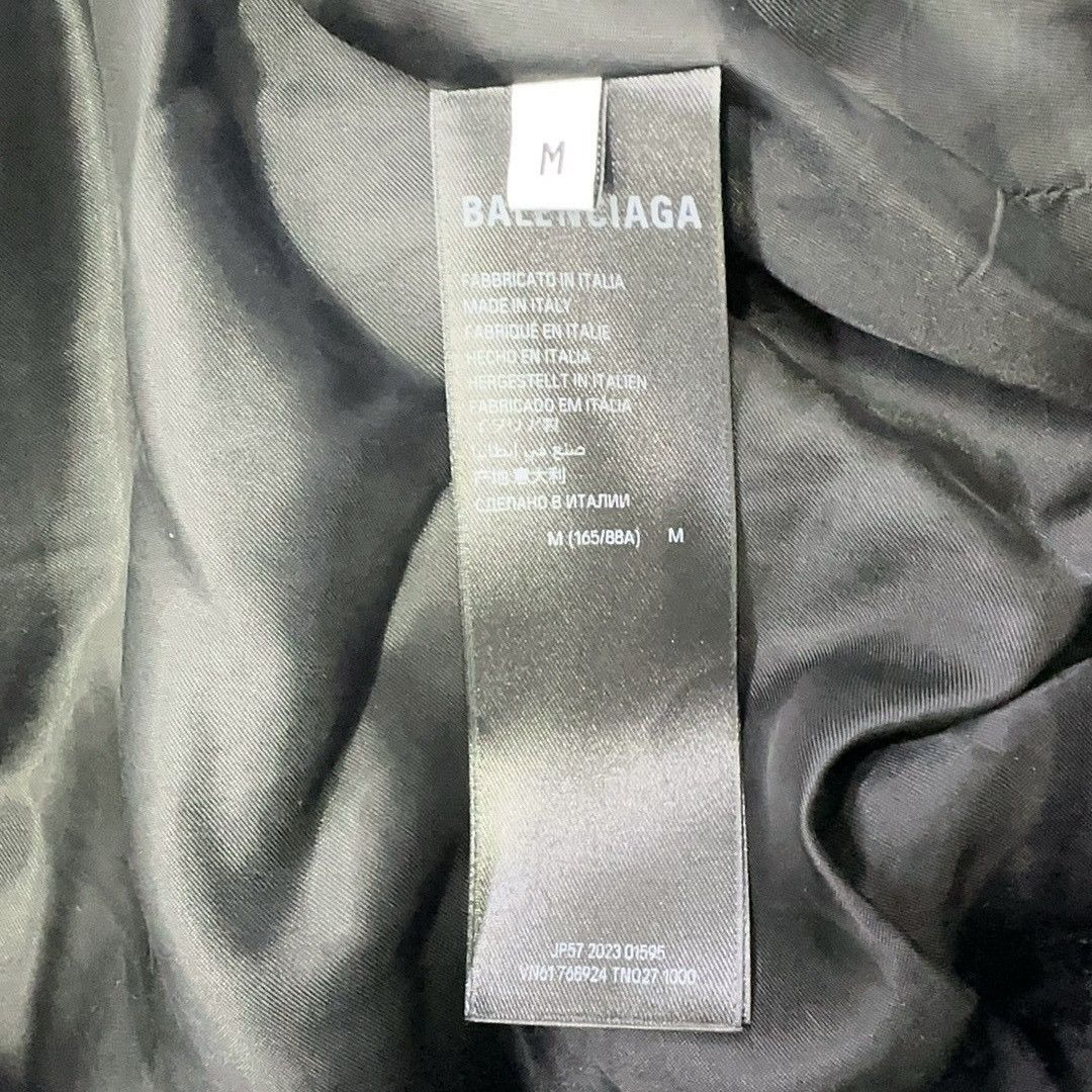 Balenciaga Balenciaga Paris Satin Varsity Jacket Size M / US 6-8 / IT 42-44 - 4 Thumbnail