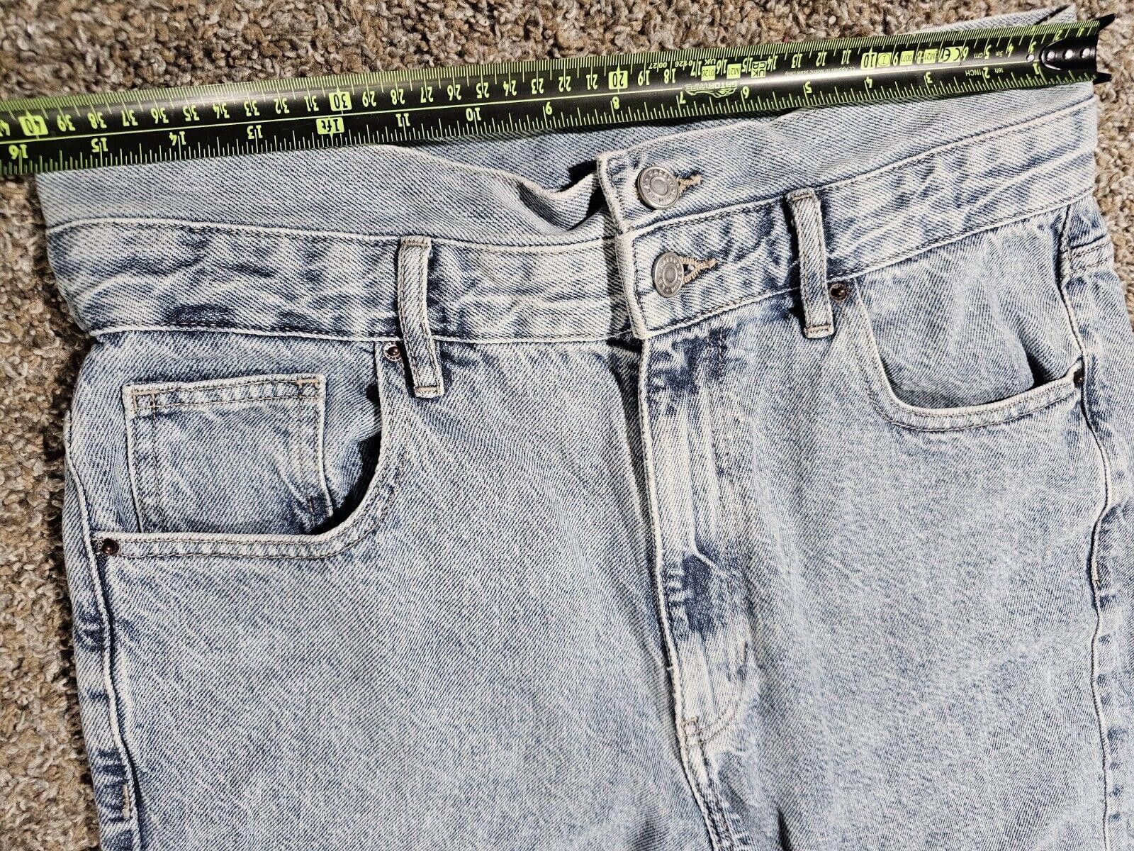 Pacsun Pacsun M Mom Jeans Light Wash Straight Leg Approx 32x27 Size 32" / US 10 / IT 46 - 7 Thumbnail