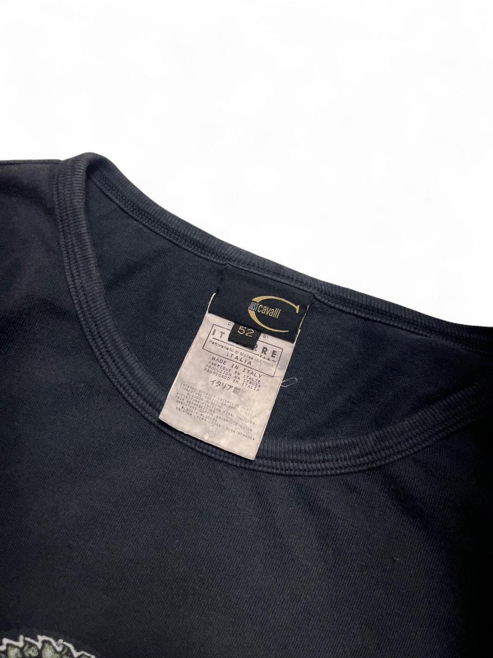 Just Cavalli 2000s y2k just cavalli long sleeve t shirt vintage afflictio Size US L / EU 52-54 / 3 - 5 Thumbnail