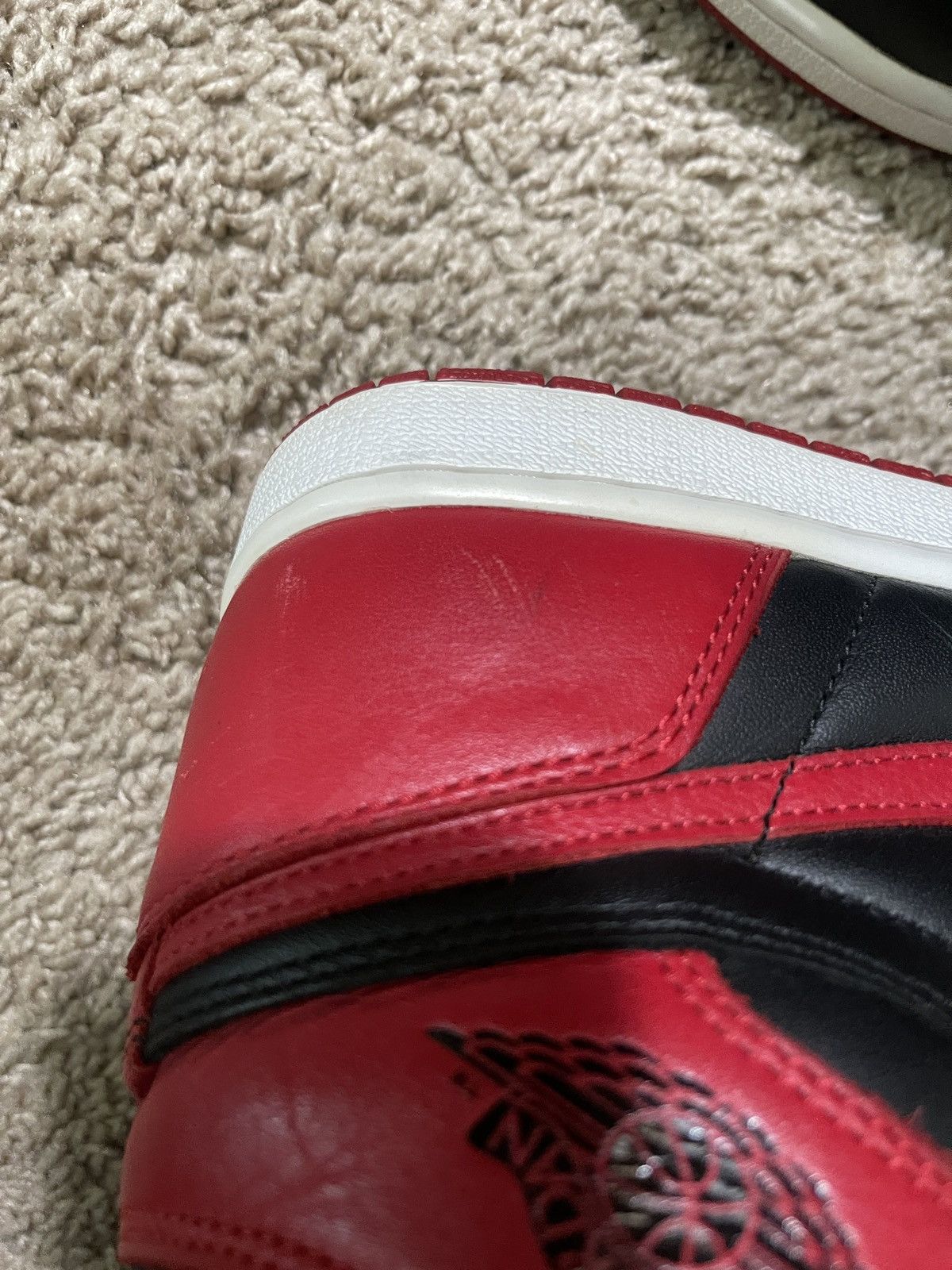 Jordan Brand Jordan 1 Retro Bred 2016 Size 8US Size US 8 / EU 41 - 5 Thumbnail