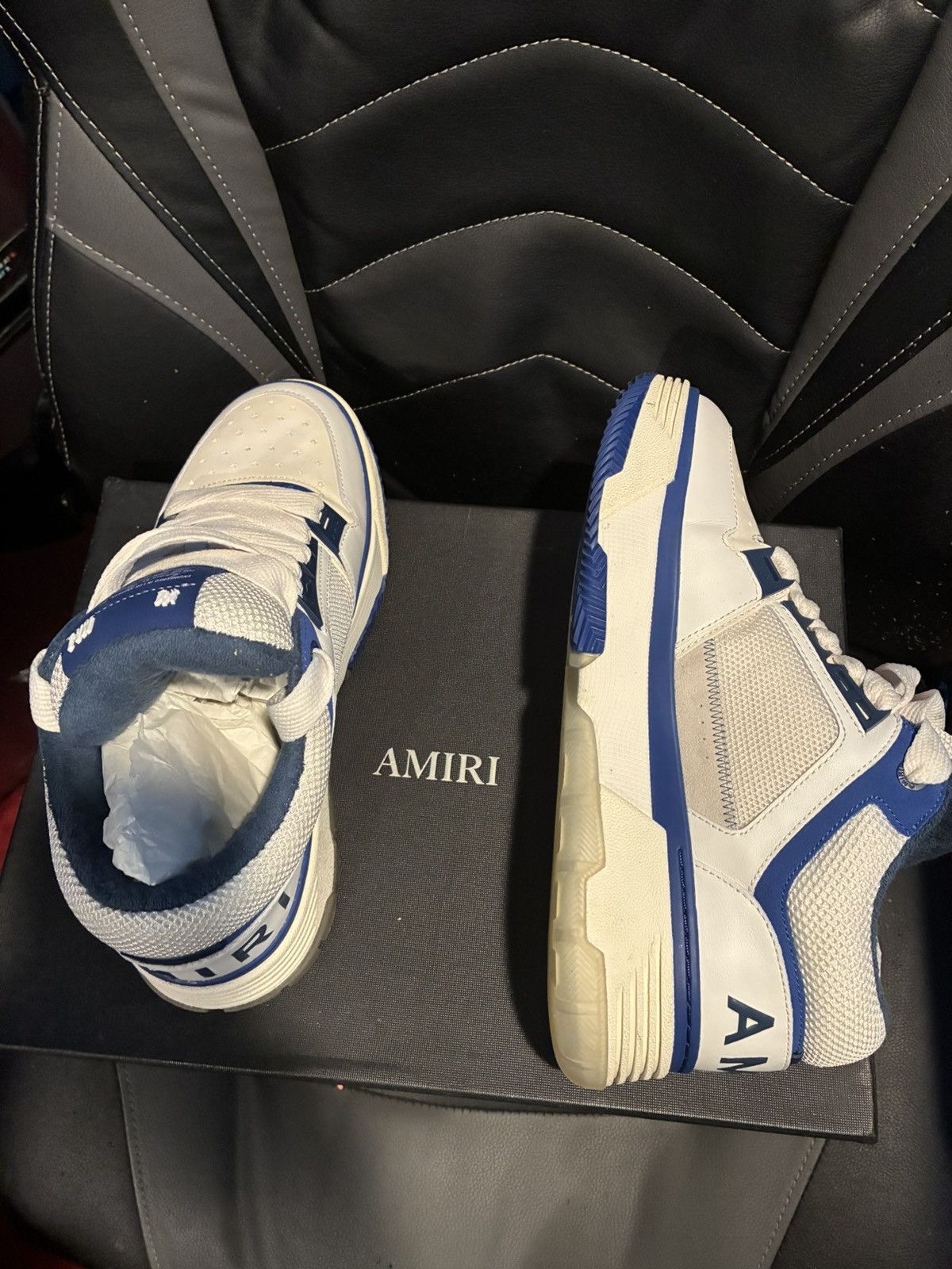 Amiri Amiri ma-1 white/blue Size US 10 / EU 43 - 7 Thumbnail