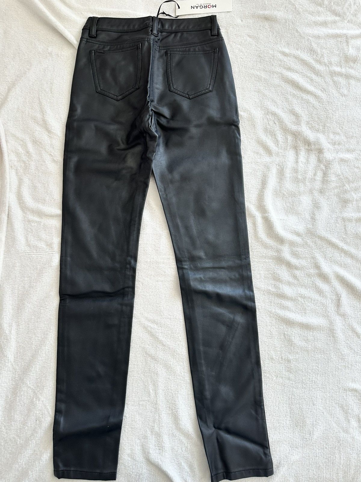 Morgan De Toi Pants (faux leather) Size 24" / US 00 / IT 34 - 4 Thumbnail