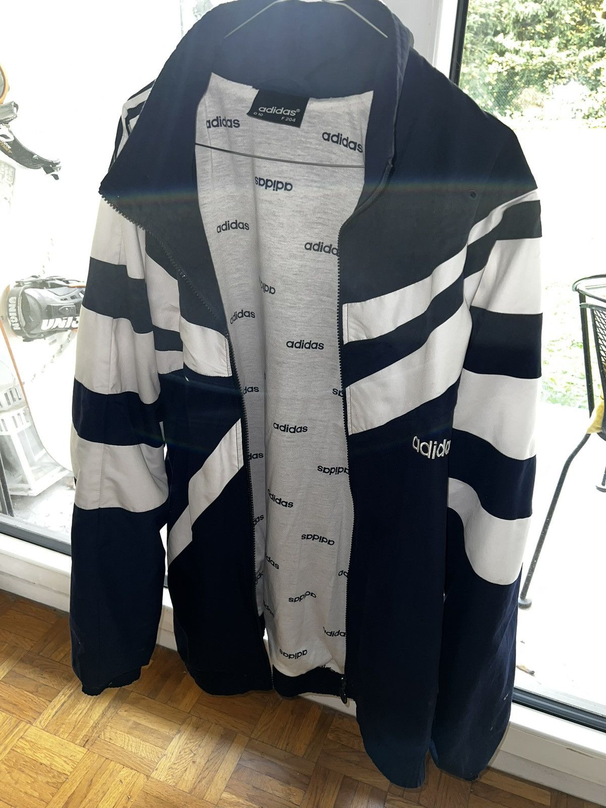 Adidas 90s Adidas vintage windbreaker Size US L / EU 52-54 / 3 - 1 Thumbnail