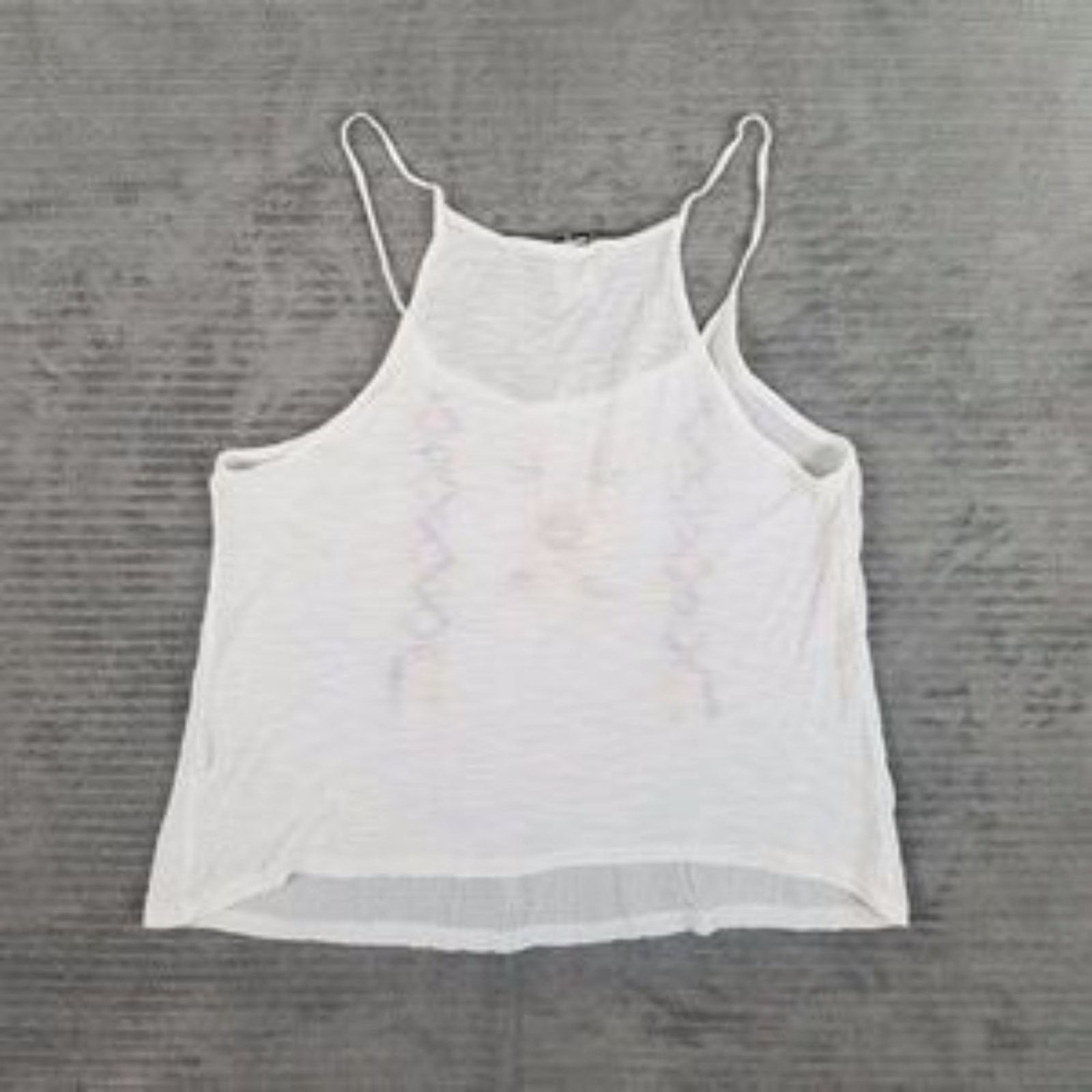 American Rag NWOT American Rag White Embroidered Tank Top Size Medium Size M / US 6-8 / IT 42-44 - 2 Thumbnail