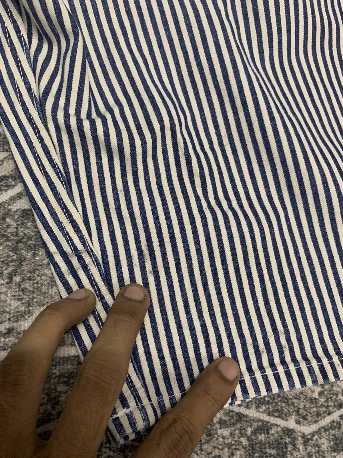 Sugar Cane VINTAGE SUGARCANE HIKORI CARPANTER SHORT PANT Size US 34 / EU 50 - 13 Thumbnail