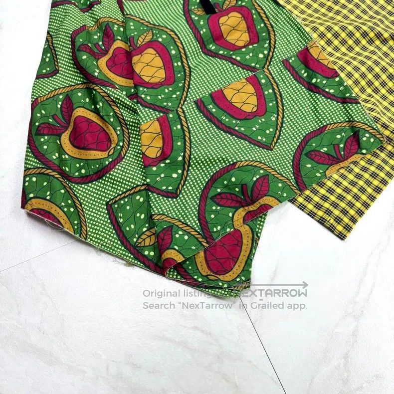 Comme des Garcons Comme Des Garcons size S Green Vintage Patchwork Wrap Skir Size 23" - 5 Thumbnail