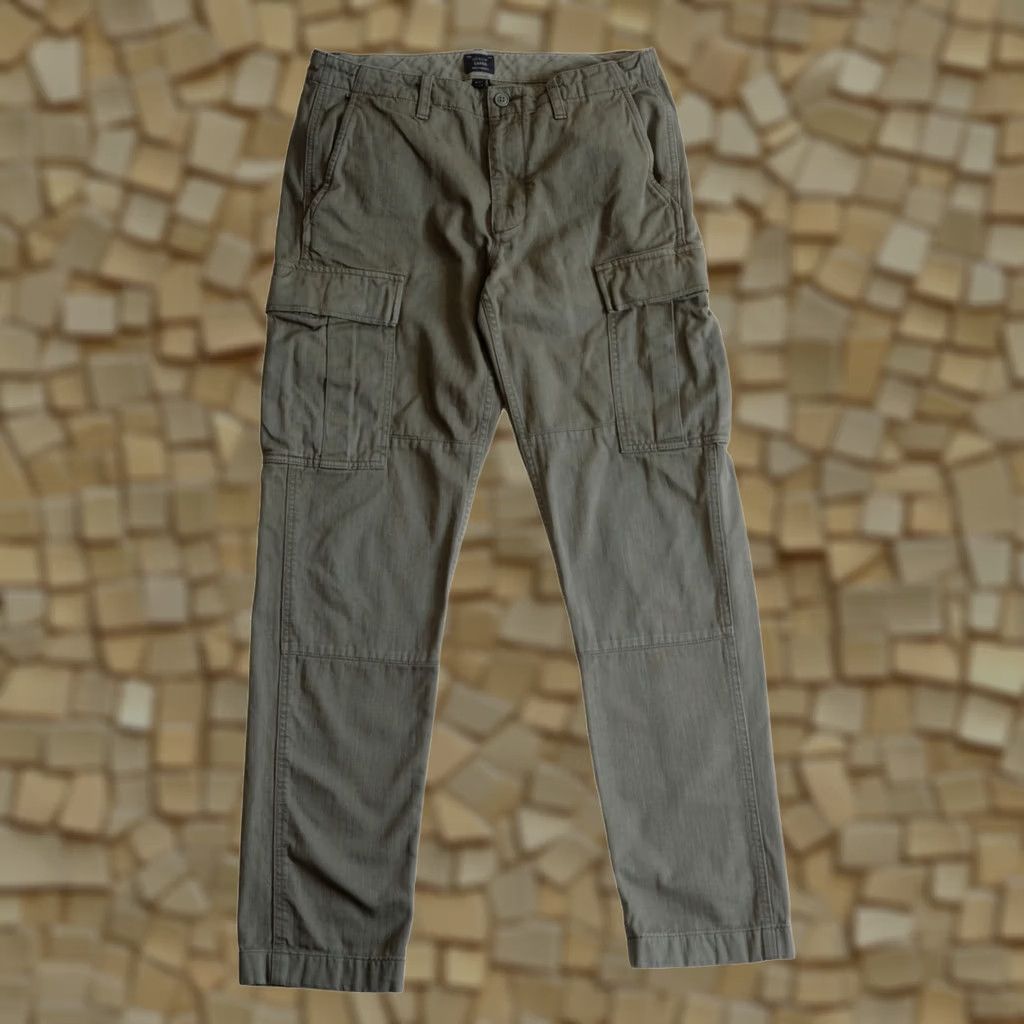 J.Crew VINTAGE J.CREW CARGO Pants Army Green 31x32 Women Regular Size 24" / US 00 / IT 34 - 1 Thumbnail