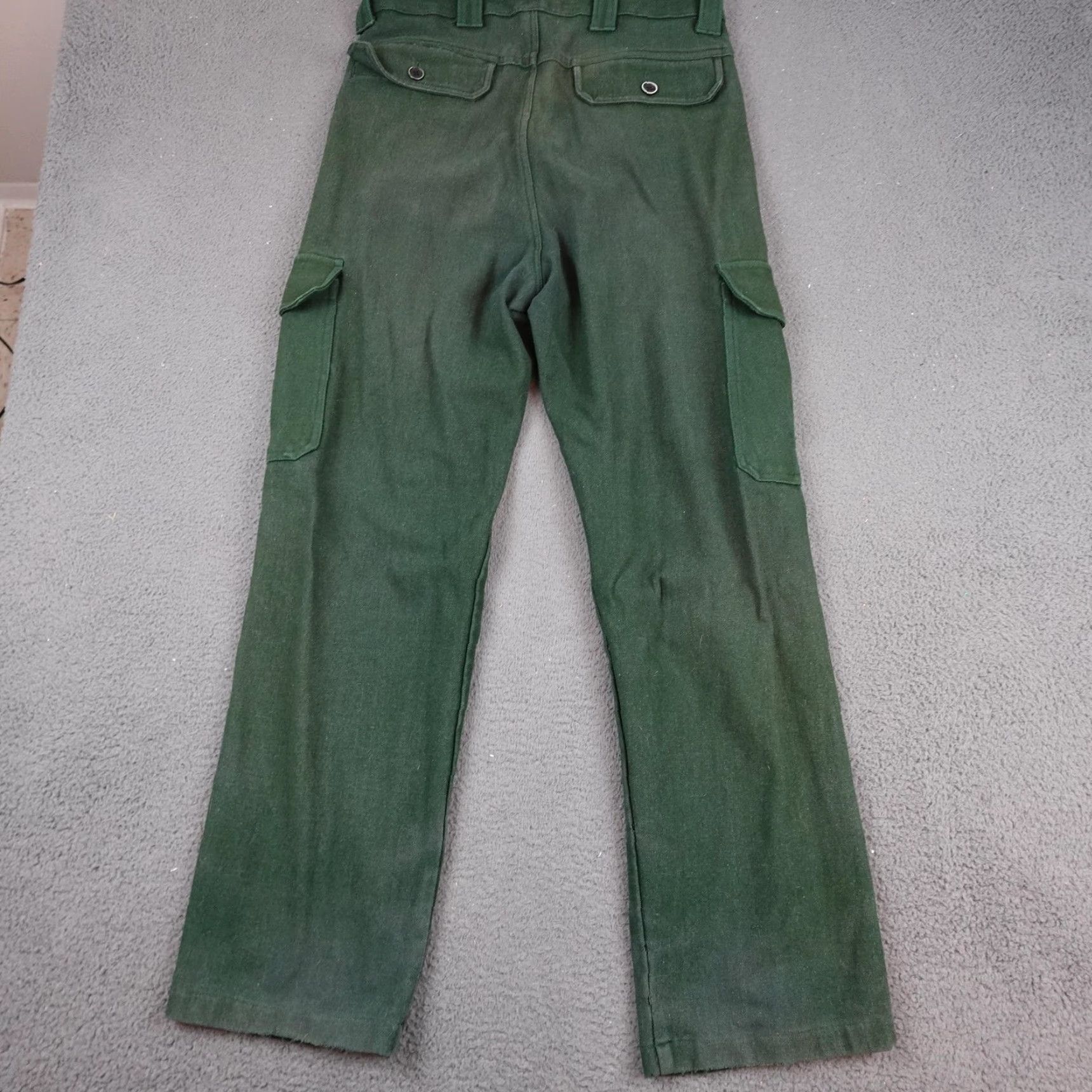 Element VINTAGE WFS Element Gear Pants Mens 34x31 Green Wool Blend Cargo Outdoor Size US 34 / EU 50 - 5 Thumbnail