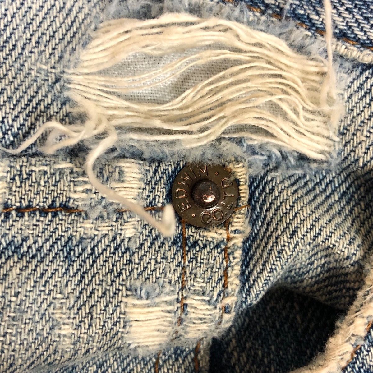 Edwin Vintage Edwin Distressed Denim Jeans Size US 32 / EU 48 - 4 Thumbnail